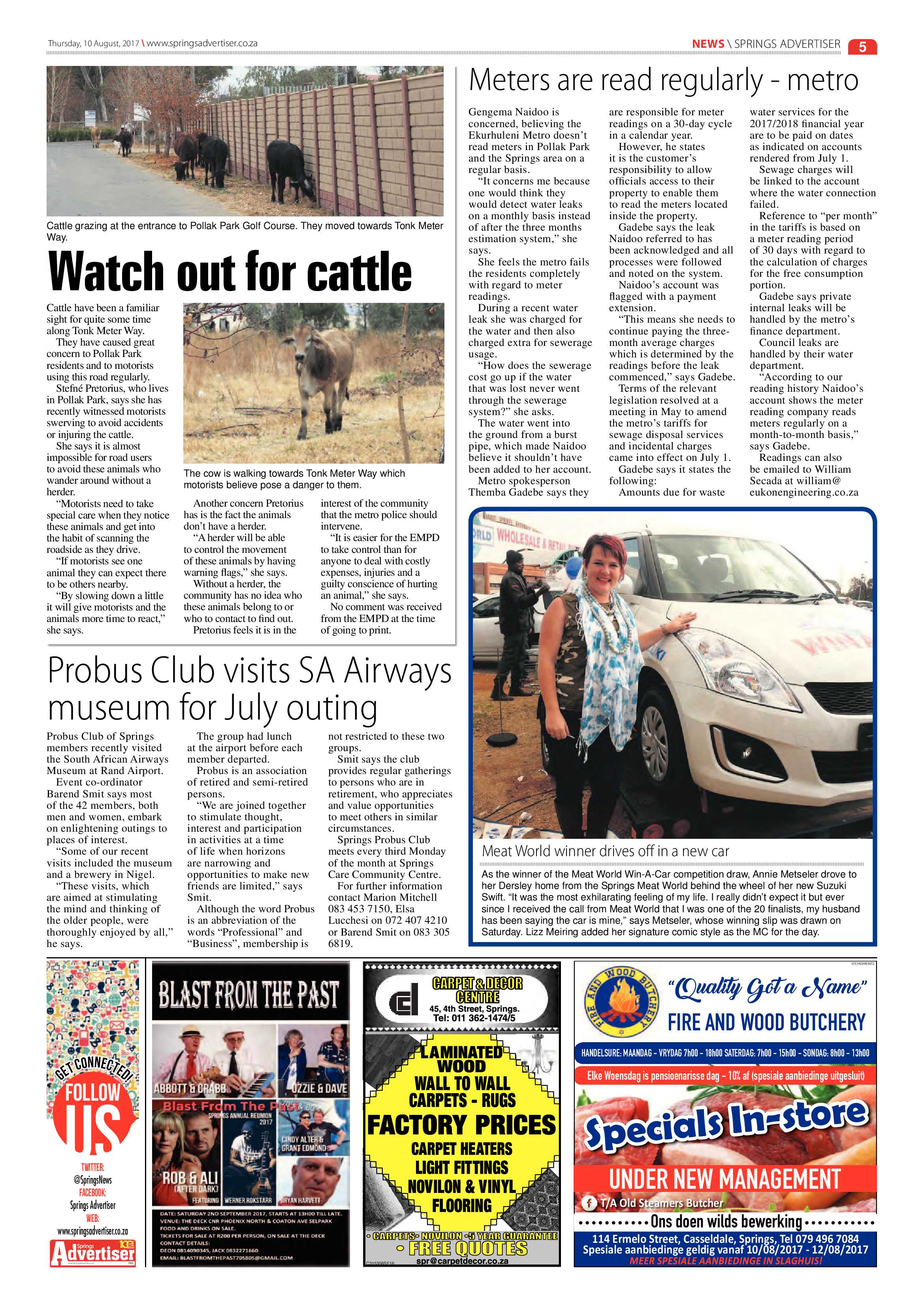 Springs Advertiser 10 August 2017 page 5