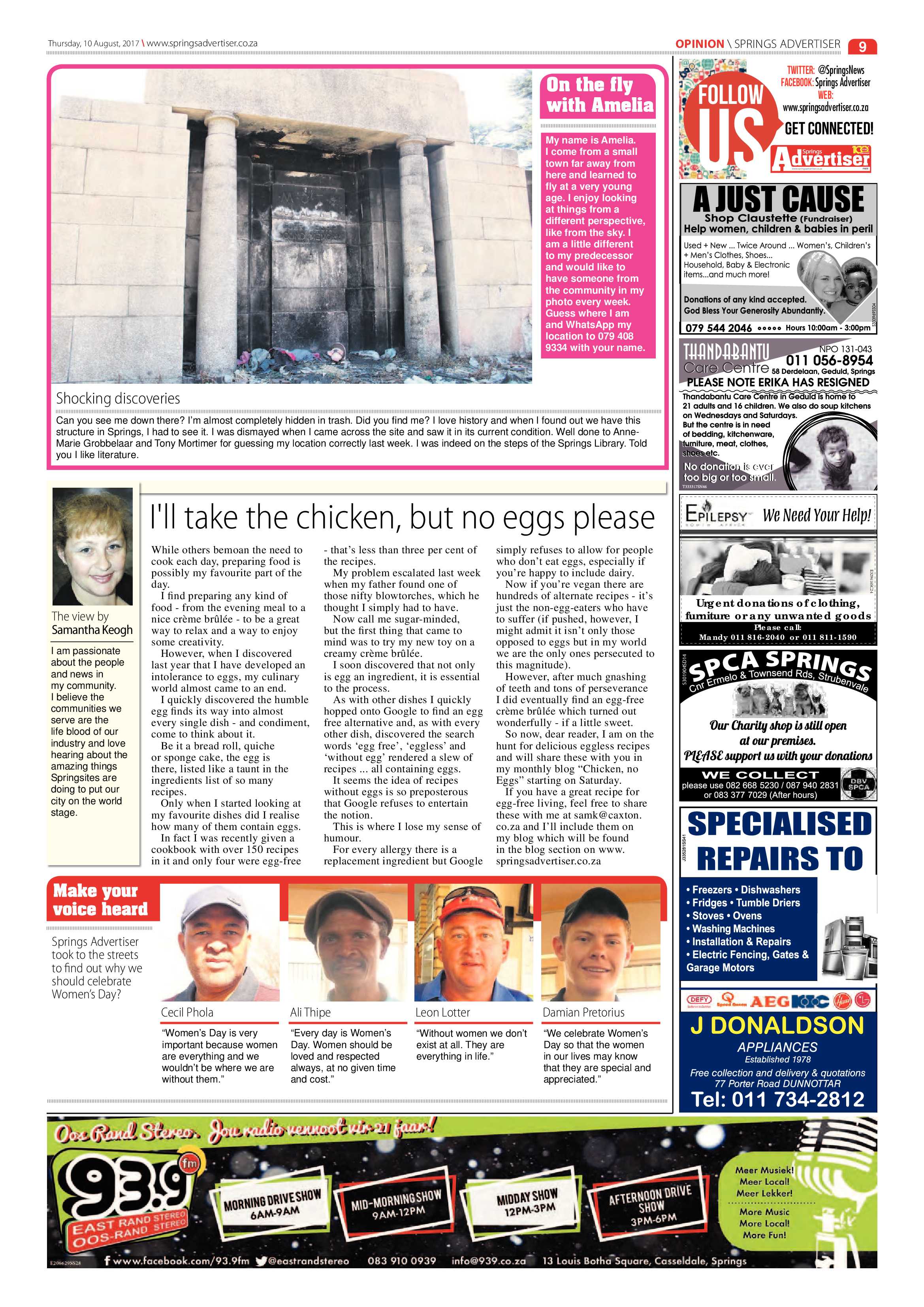 Springs Advertiser 10 August 2017 page 9