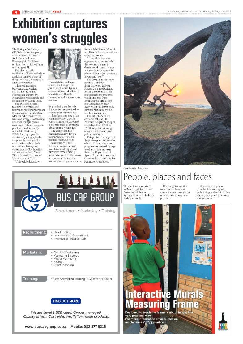 Springs Advertiser 10 August 2023 page 4