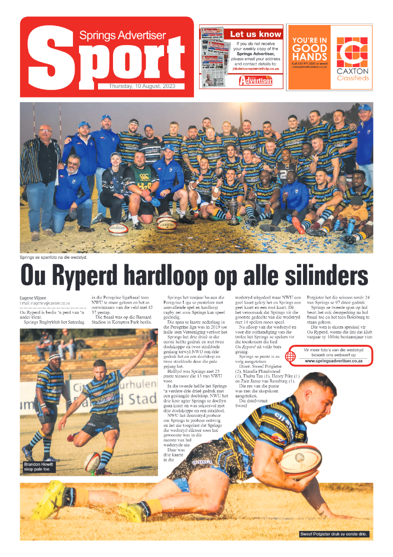Springs Advertiser 10 August 2023 page 8