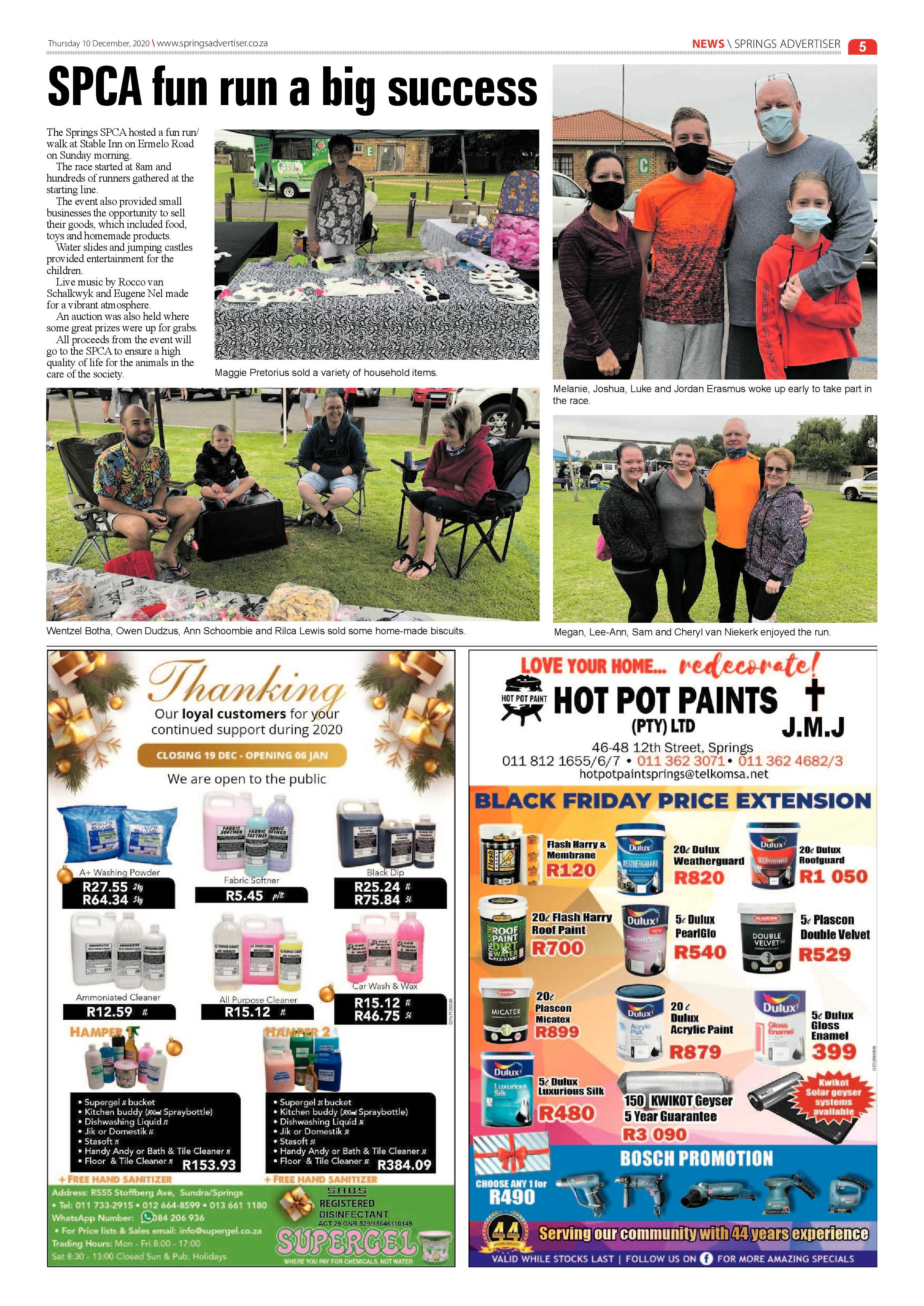 Springs Advertiser 10 December  2020 page 5