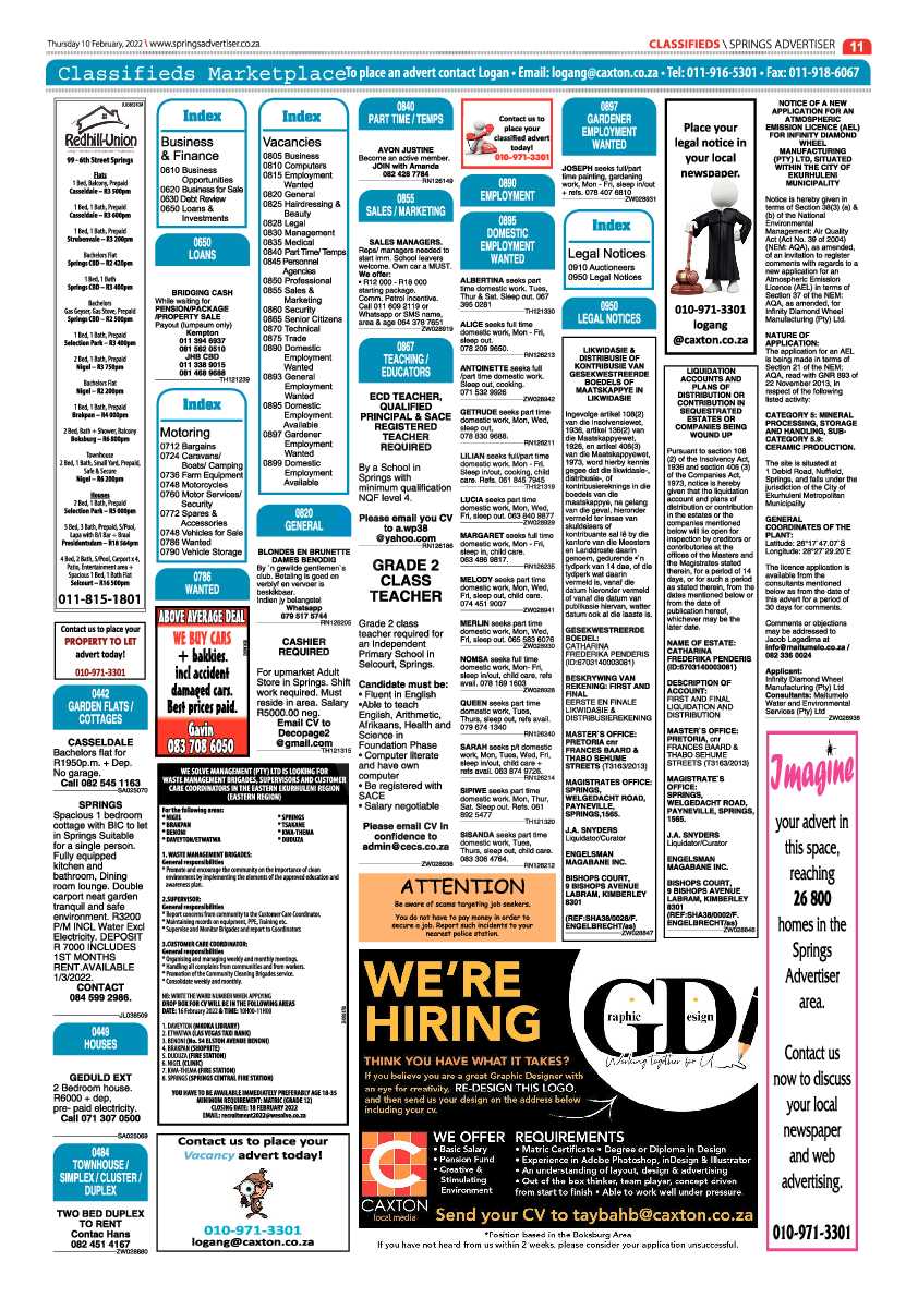 Springs Advertiser 10 February 2022 page 11