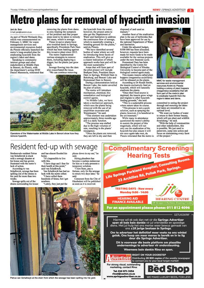 Springs Advertiser 10 February 2022 page 3