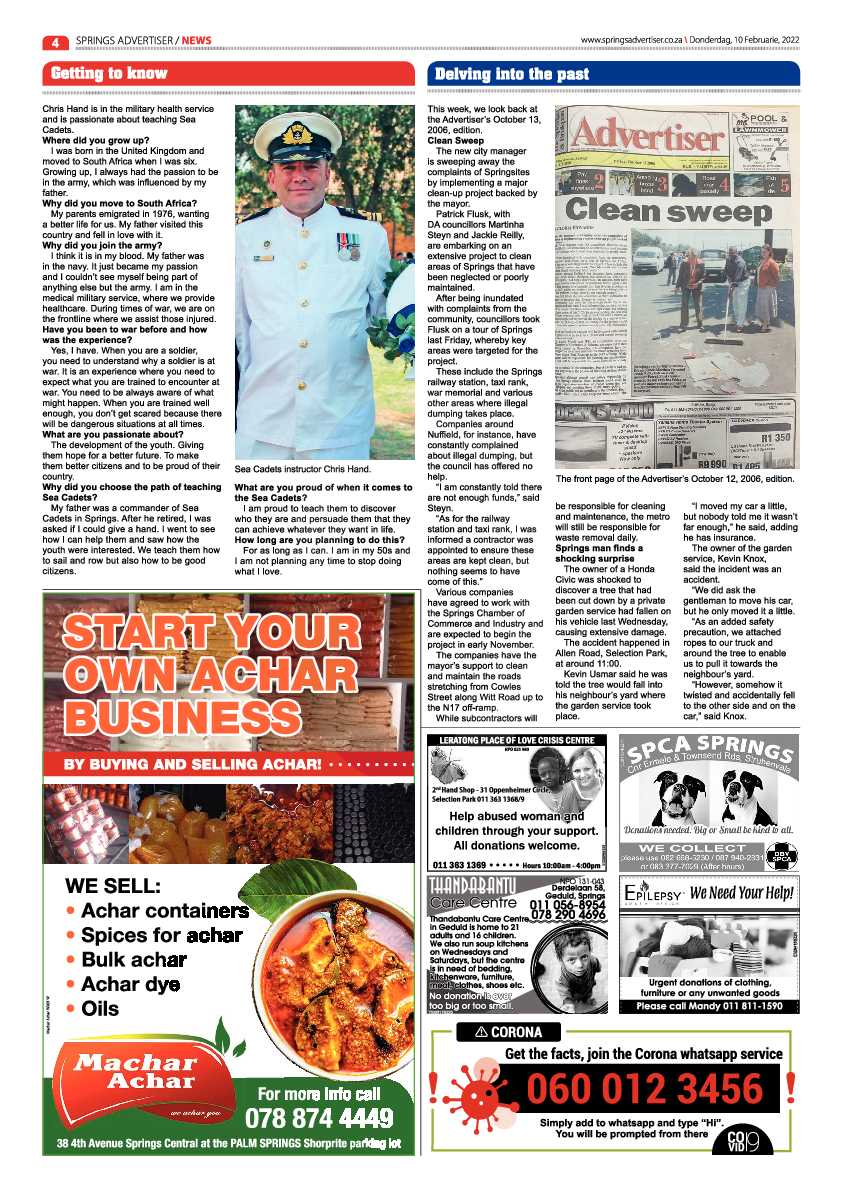 Springs Advertiser 10 February 2022 page 4