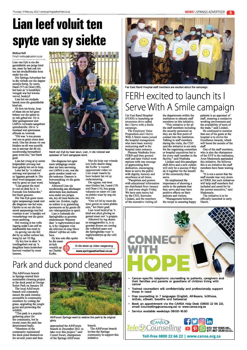 Springs Advertiser 10 February 2022 page 5