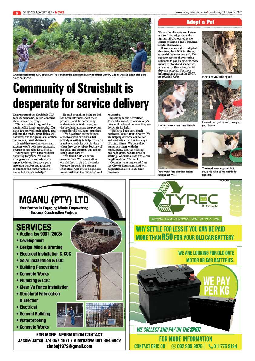Springs Advertiser 10 February 2022 page 6