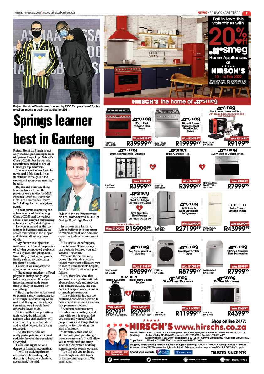 Springs Advertiser 10 February 2022 page 7
