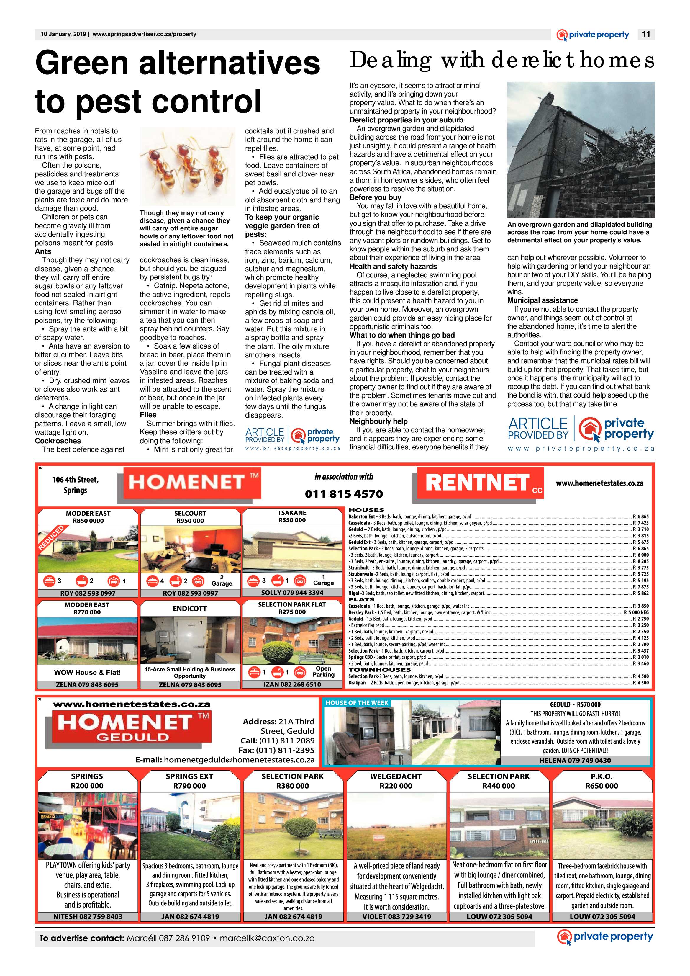 Springs Advertiser 10 January 2019 page 11