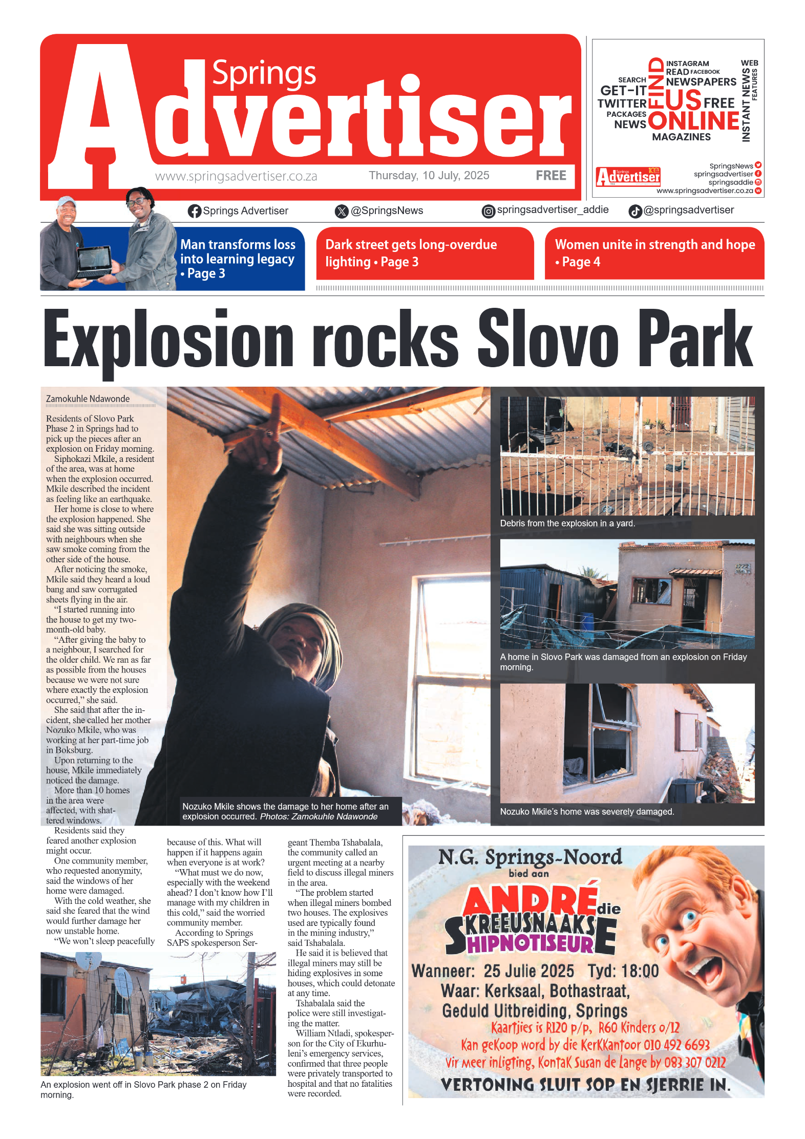 Springs Advertiser 10 July 2025 page 3