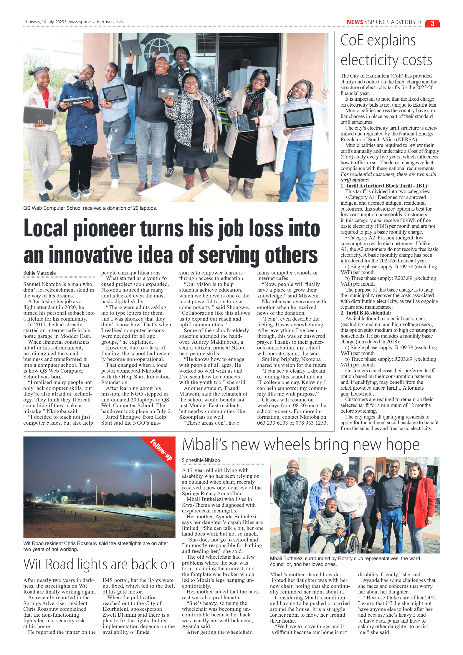Springs Advertiser 10 July 2025 page 5