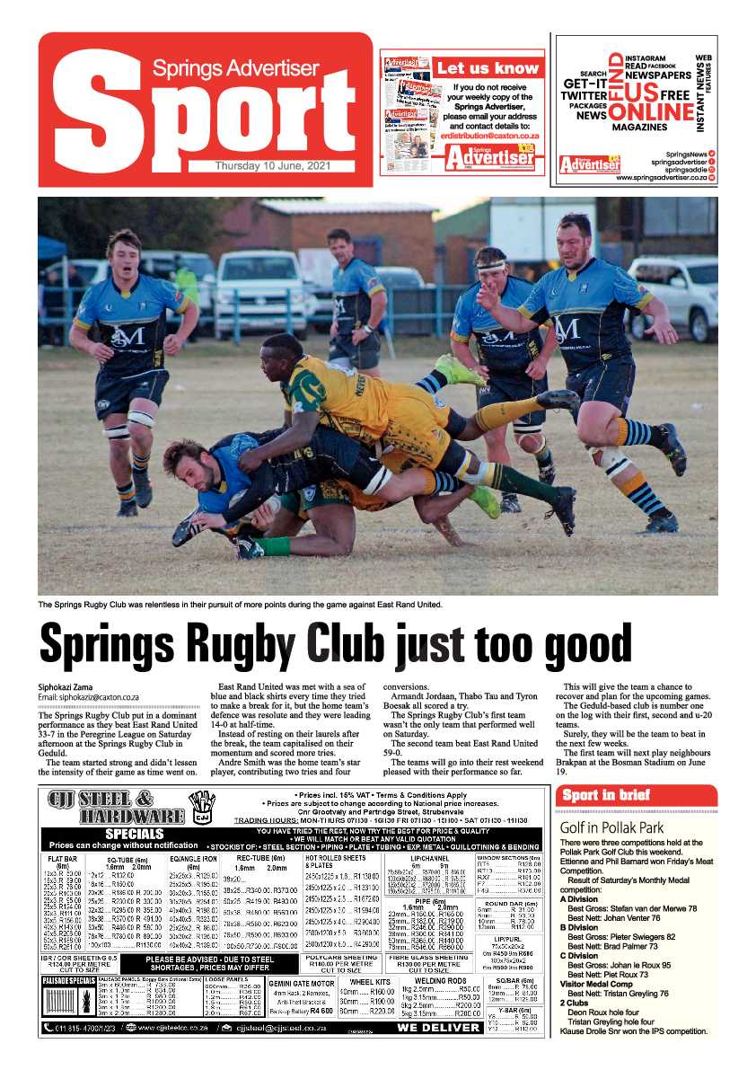 Springs Advertiser 10 June 2021 page 8