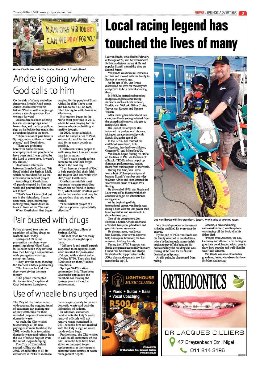 Springs Advertiser 10 March 2022 page 3