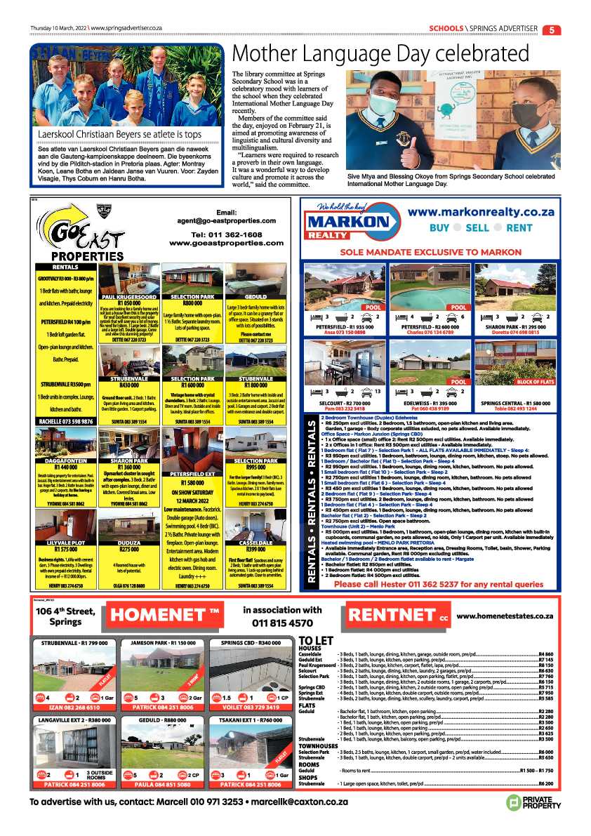 Springs Advertiser 10 March 2022 page 5
