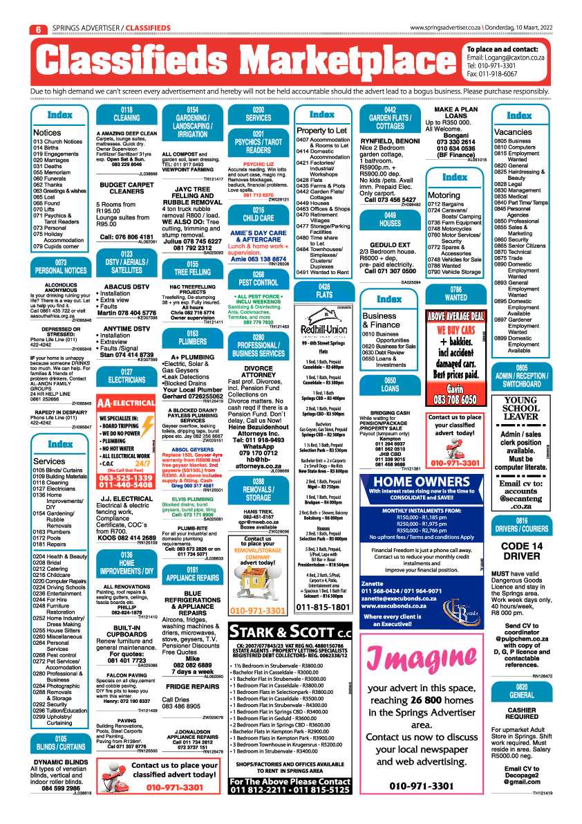 Springs Advertiser 10 March 2022 page 6