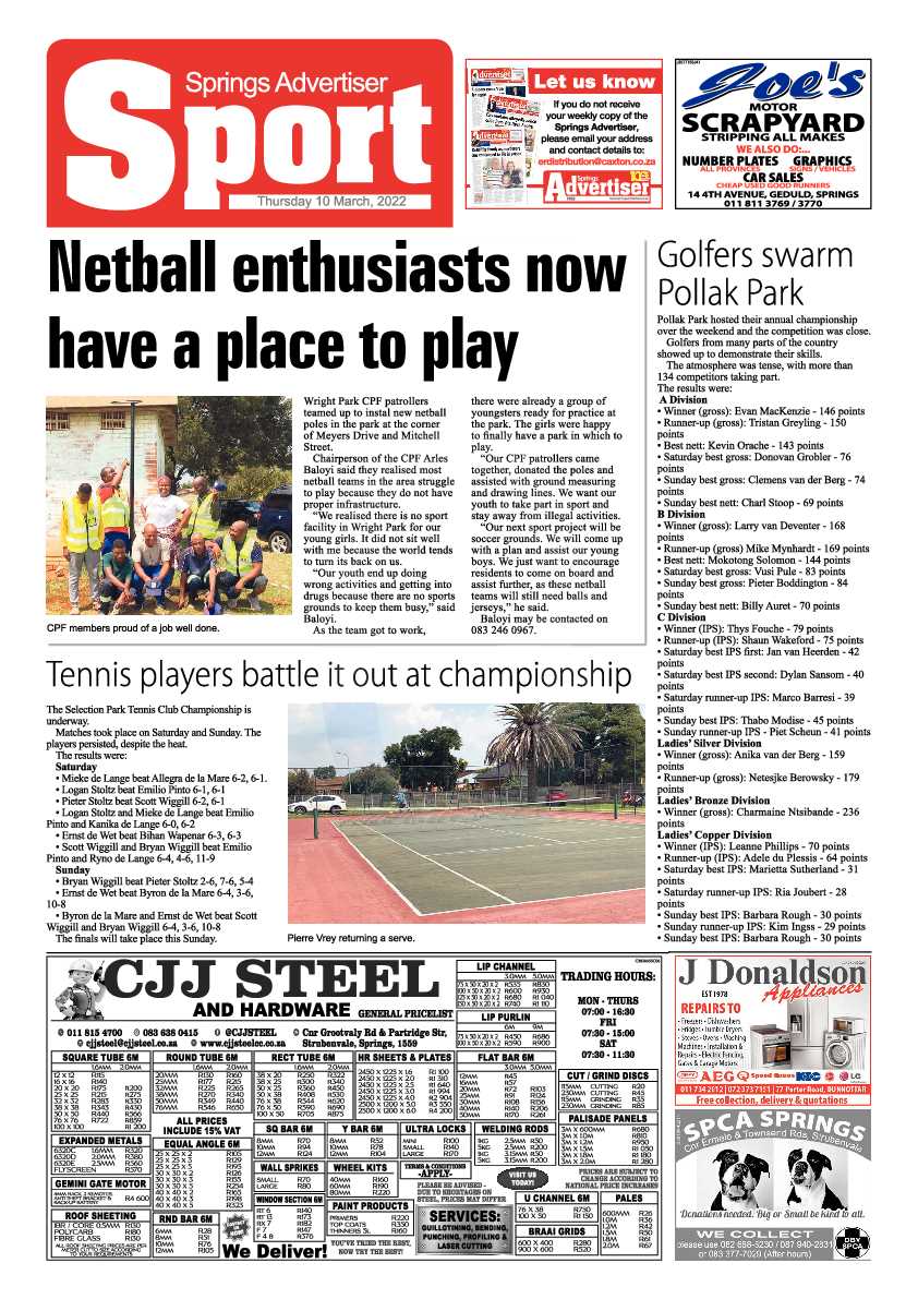 Springs Advertiser 10 March 2022 page 8