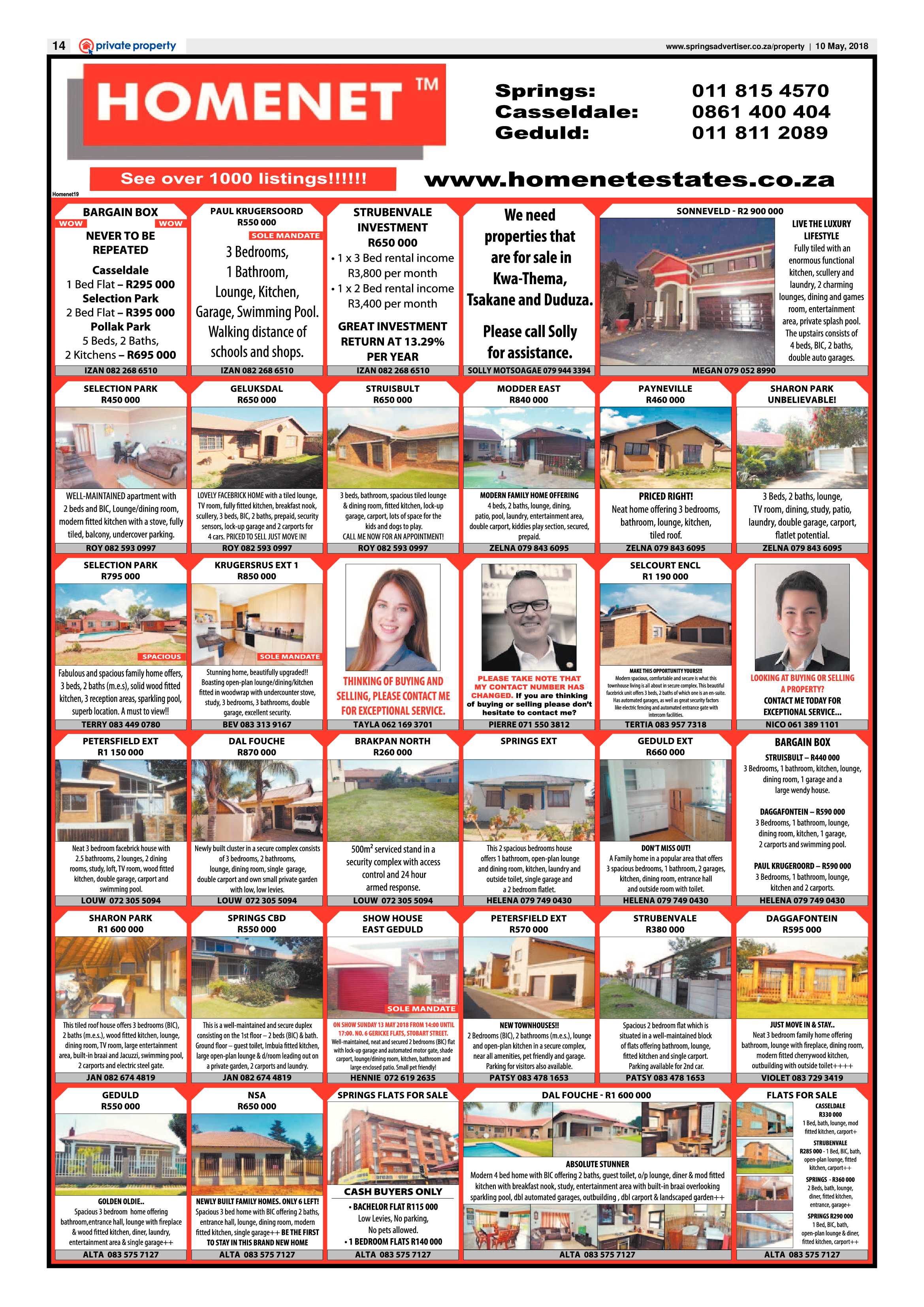 Springs Advertiser 10 May 2018 page 14