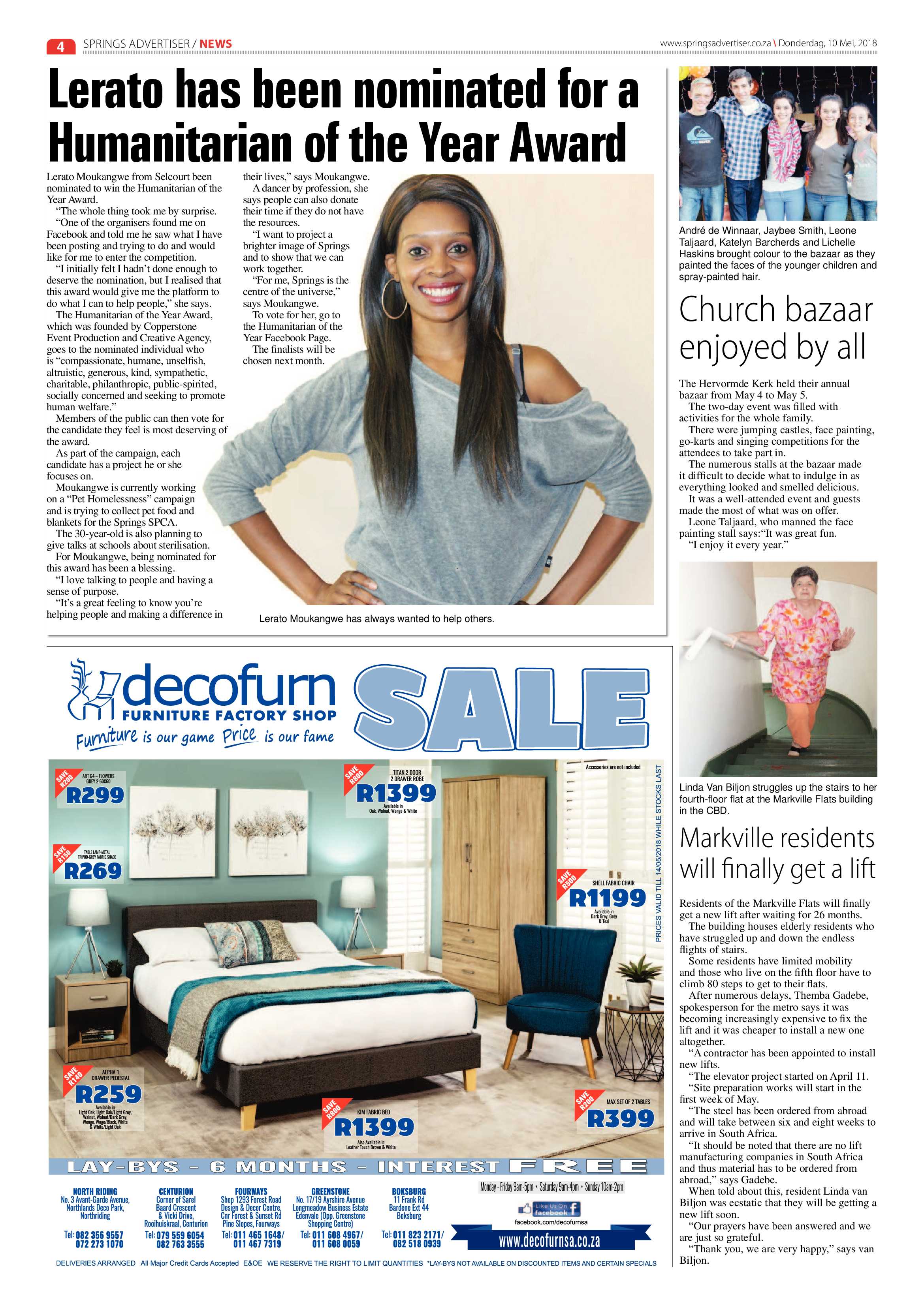 Springs Advertiser 10 May 2018 page 4