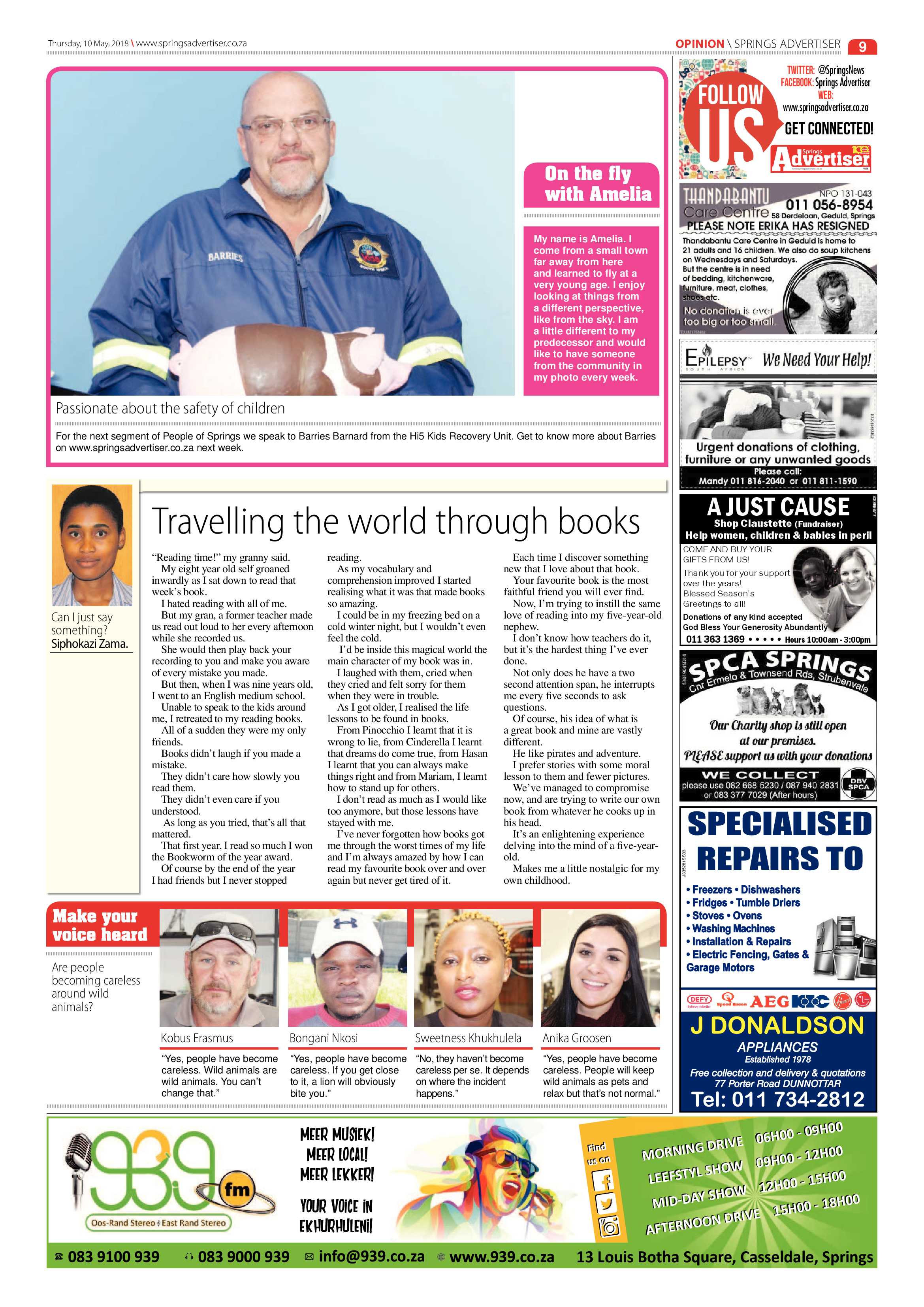 Springs Advertiser 10 May 2018 page 9