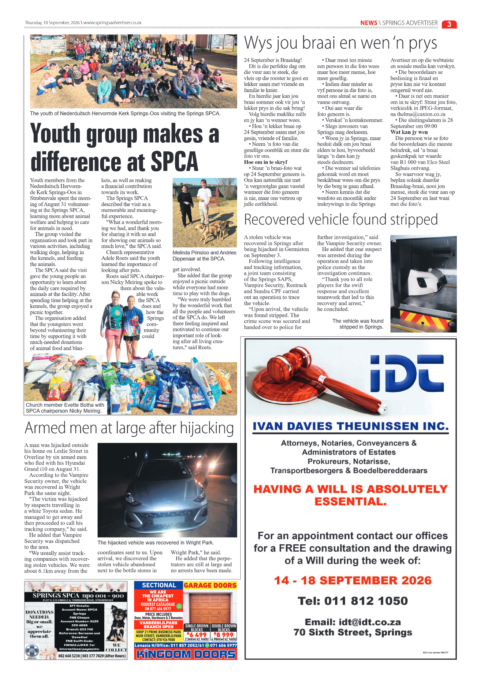 Springs Advertiser 10 September 2026 page 5