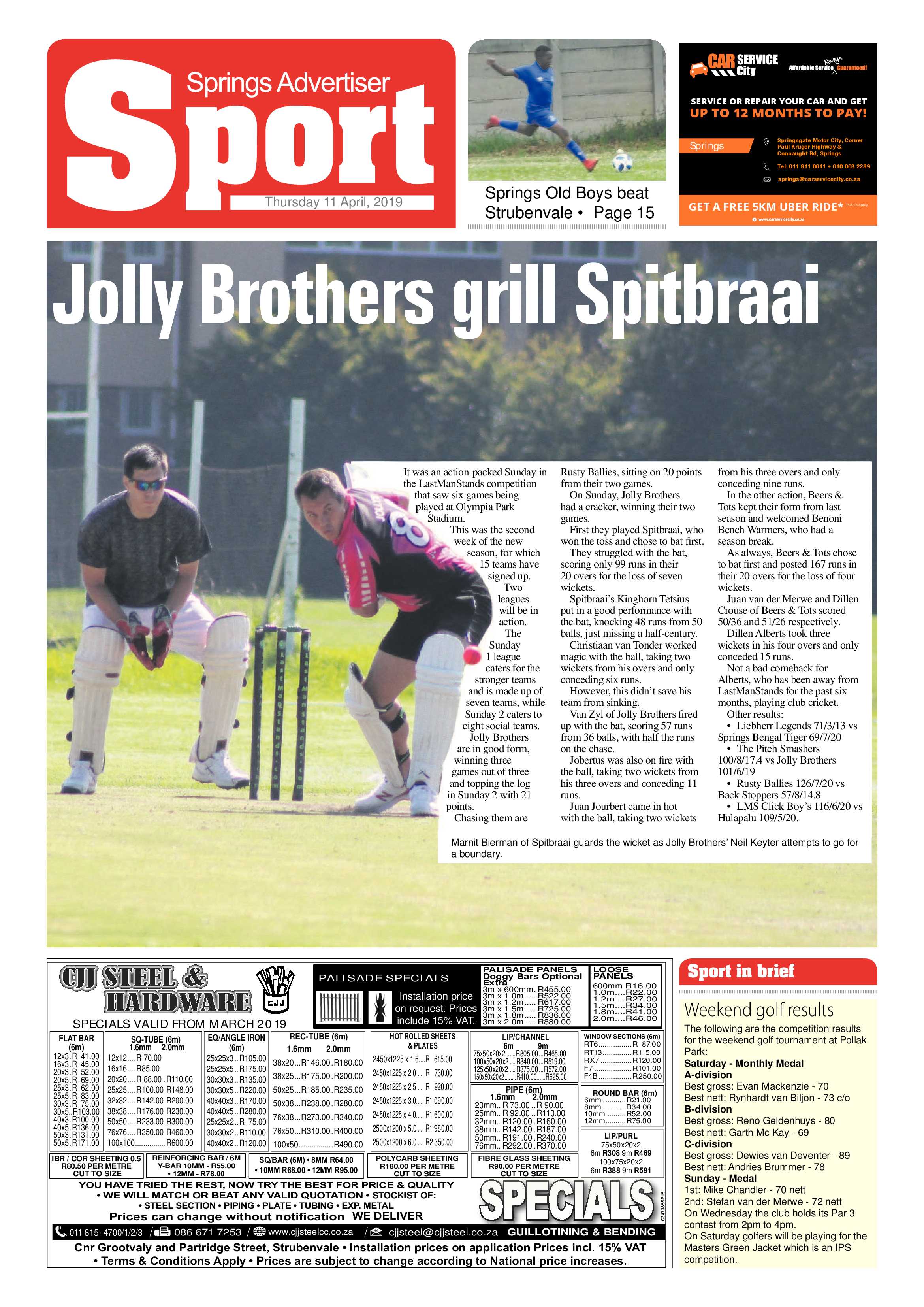 Springs Advertiser 11 April 2019 page 16