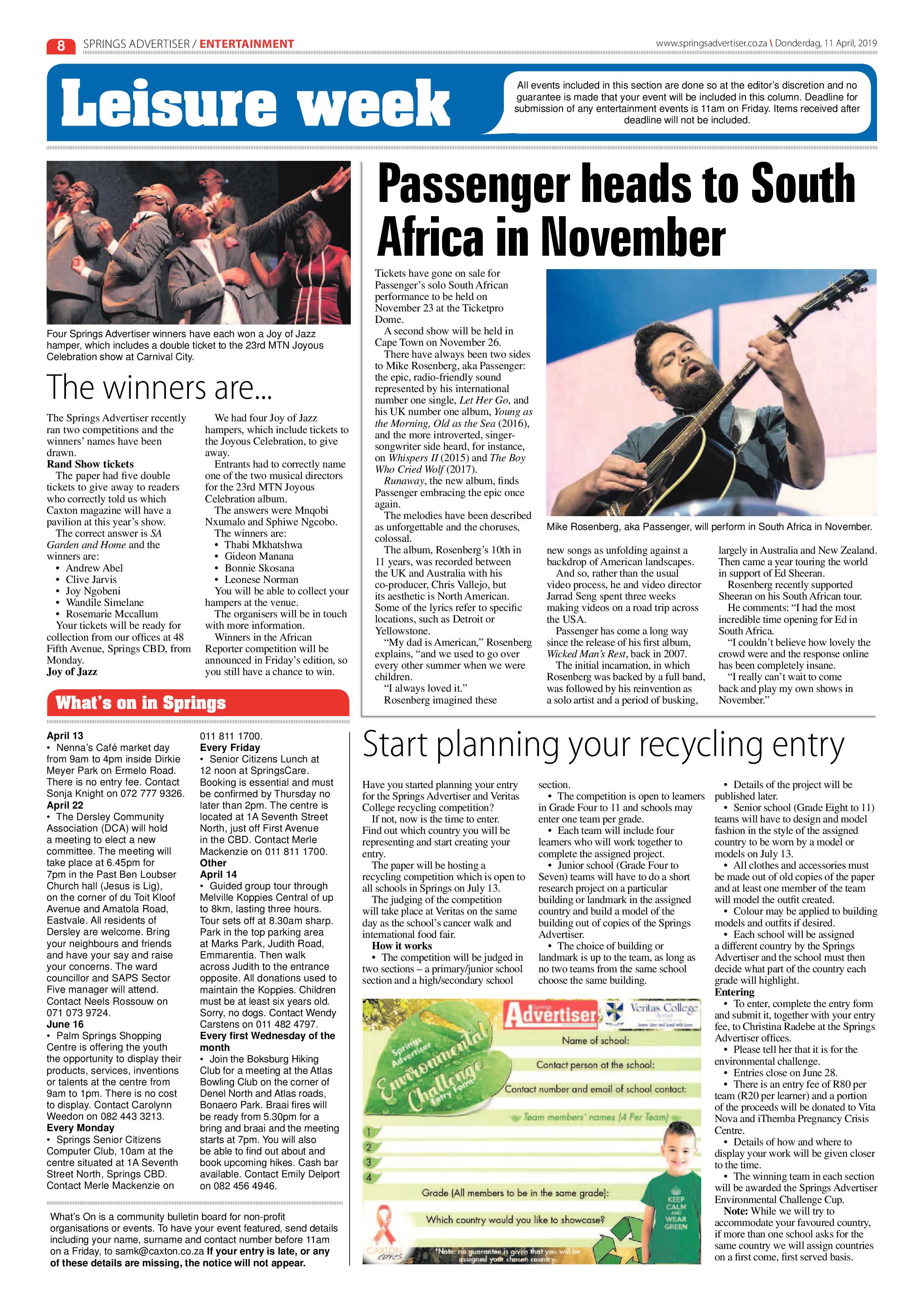Springs Advertiser 11 April 2019 page 8