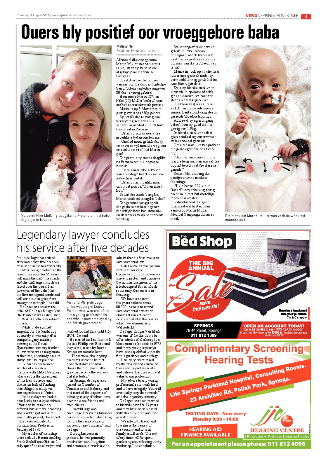 Springs Advertiser 11 August 2022 page 3