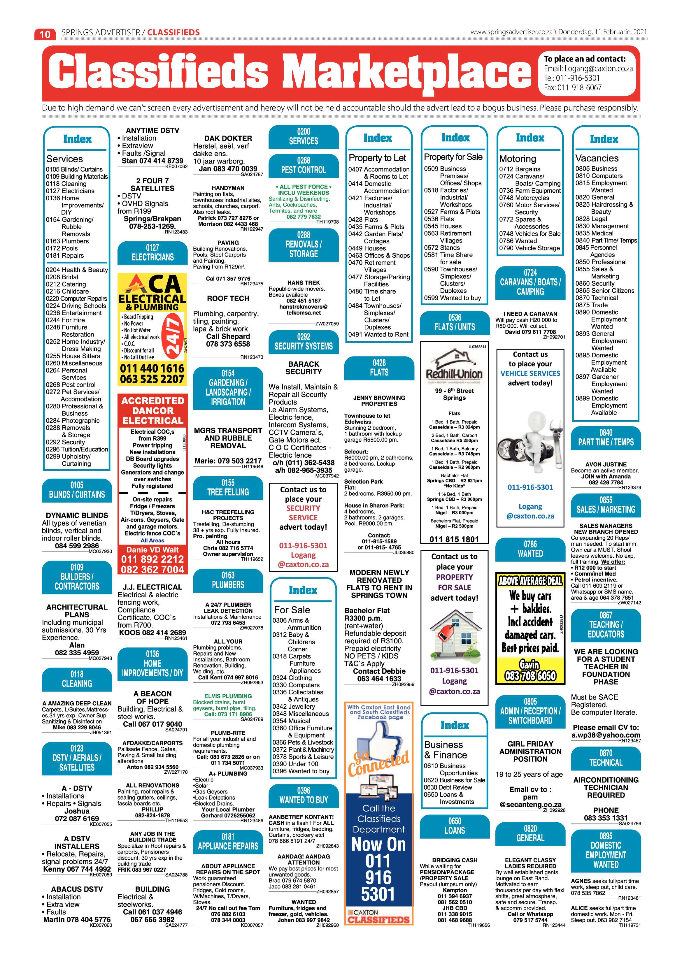 Springs Advertiser 11 February 2021 page 10