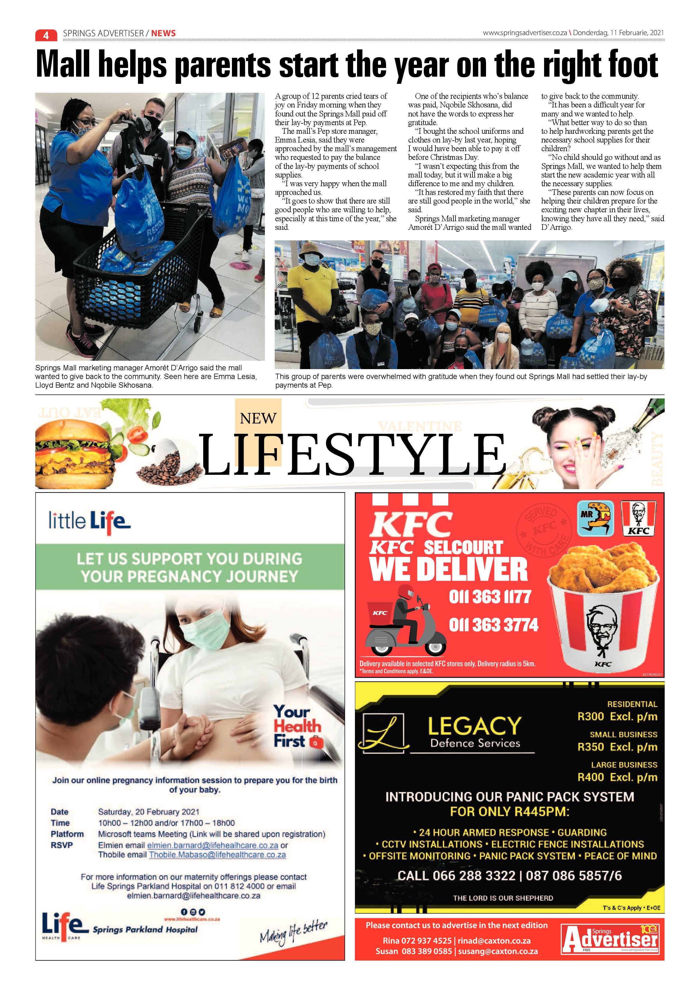 Springs Advertiser 11 February 2021 page 4