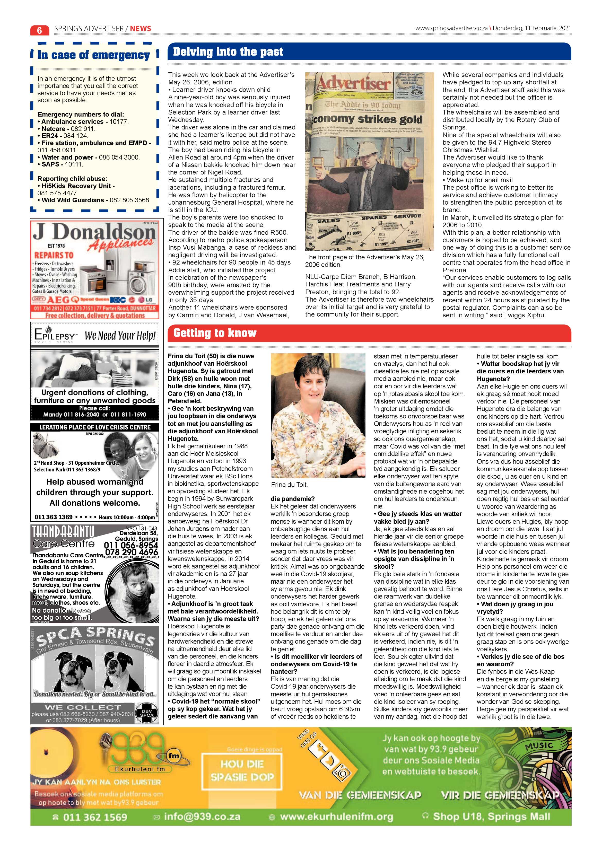 Springs Advertiser 11 February 2021 page 6