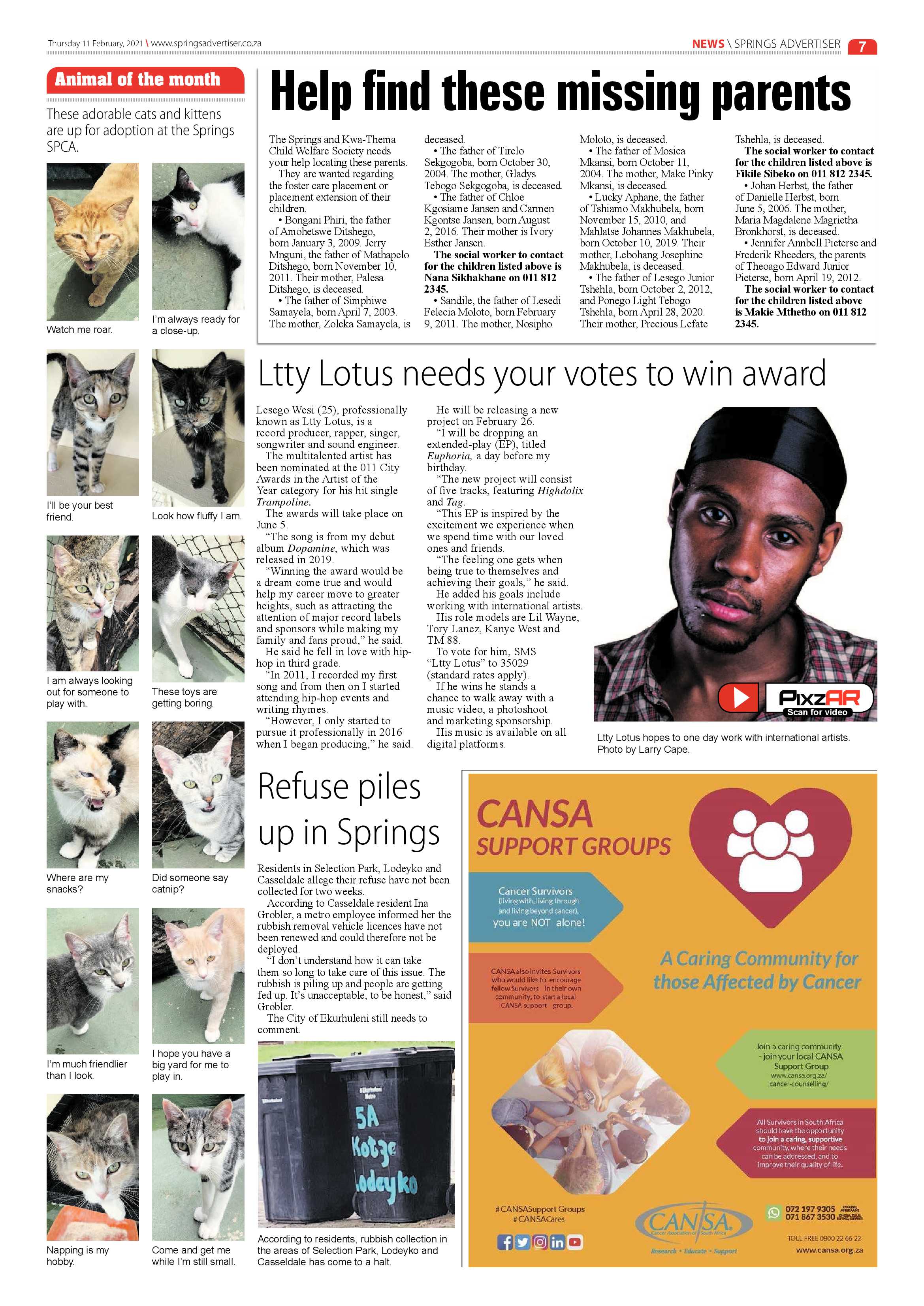 Springs Advertiser 11 February 2021 page 7