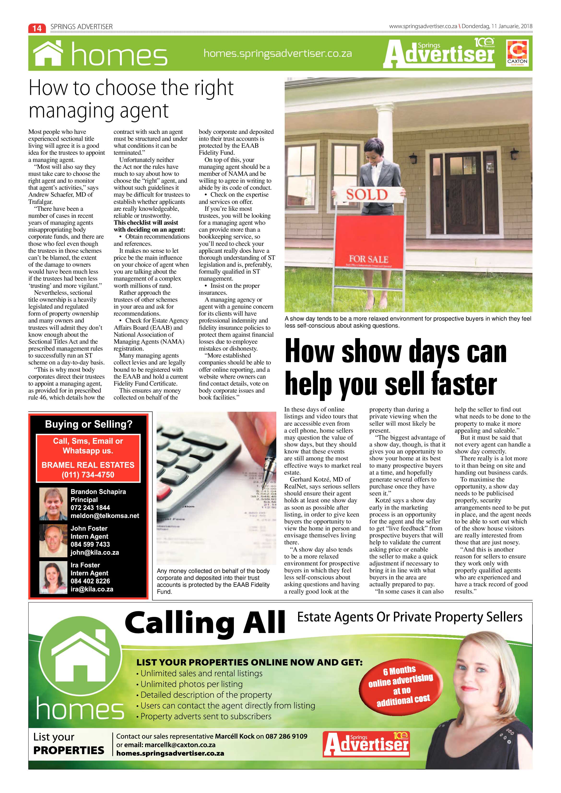 Springs Advertiser 11 January 2018 page 14