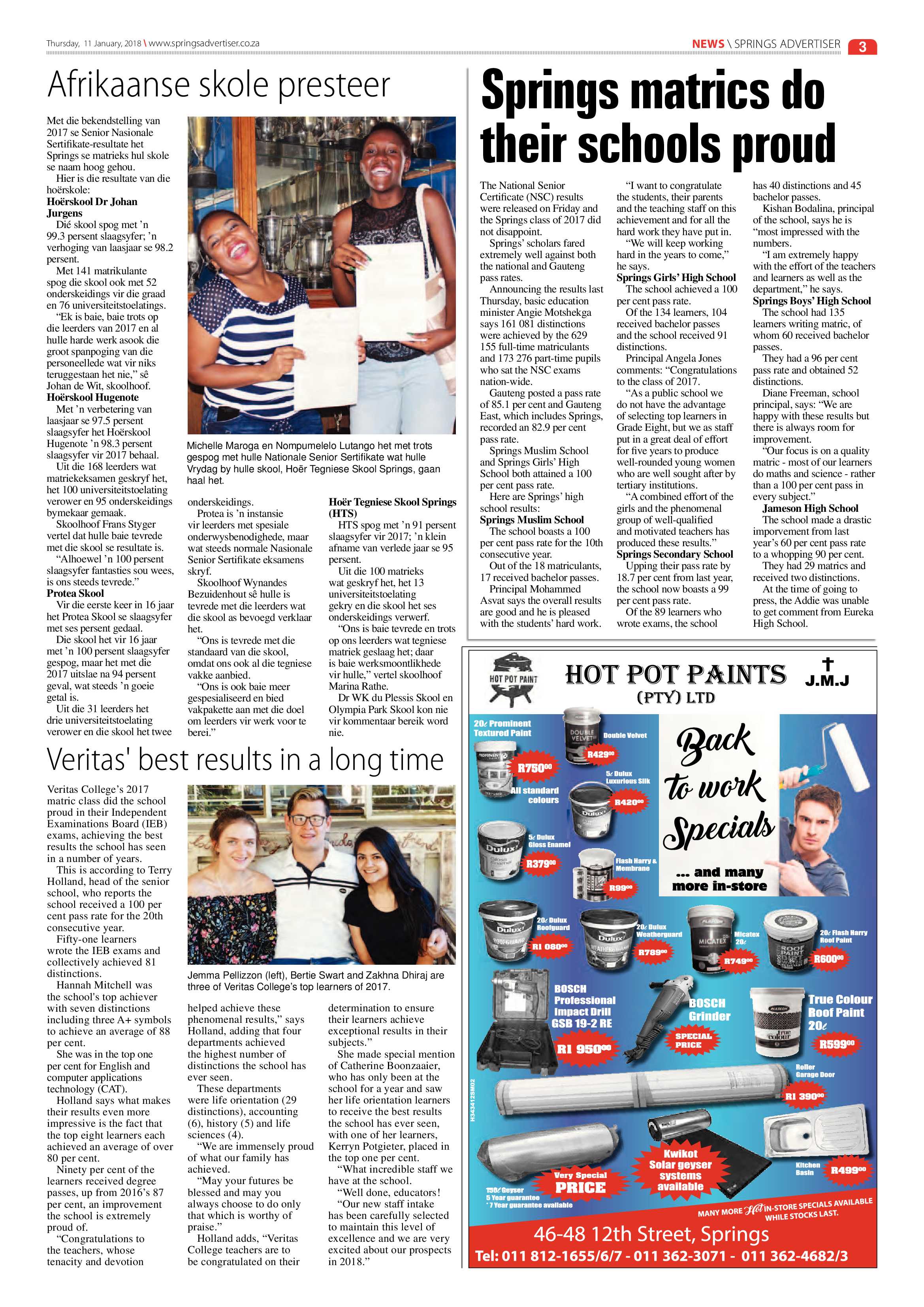 Springs Advertiser 11 January 2018 page 3