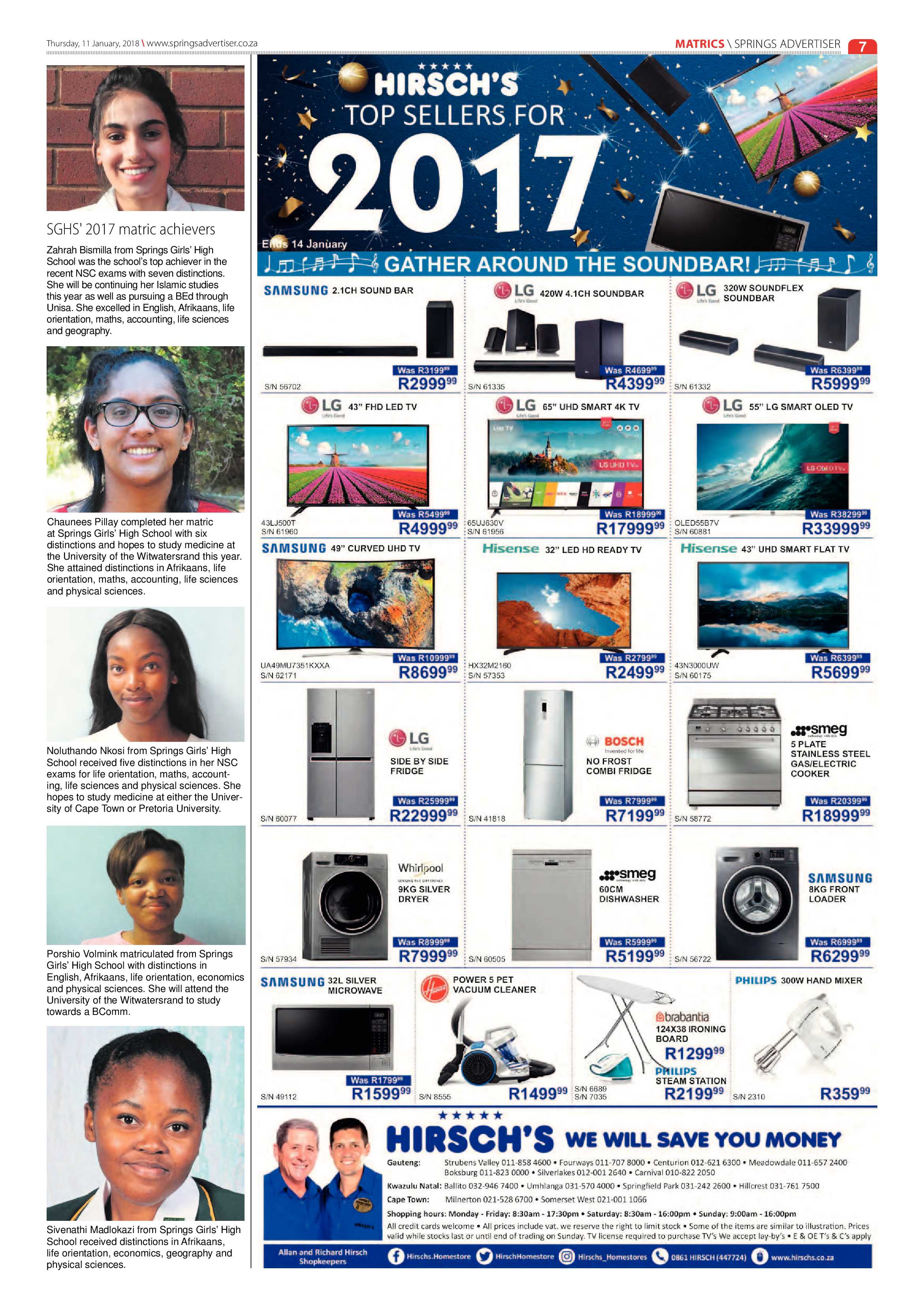 Springs Advertiser 11 January 2018 page 7