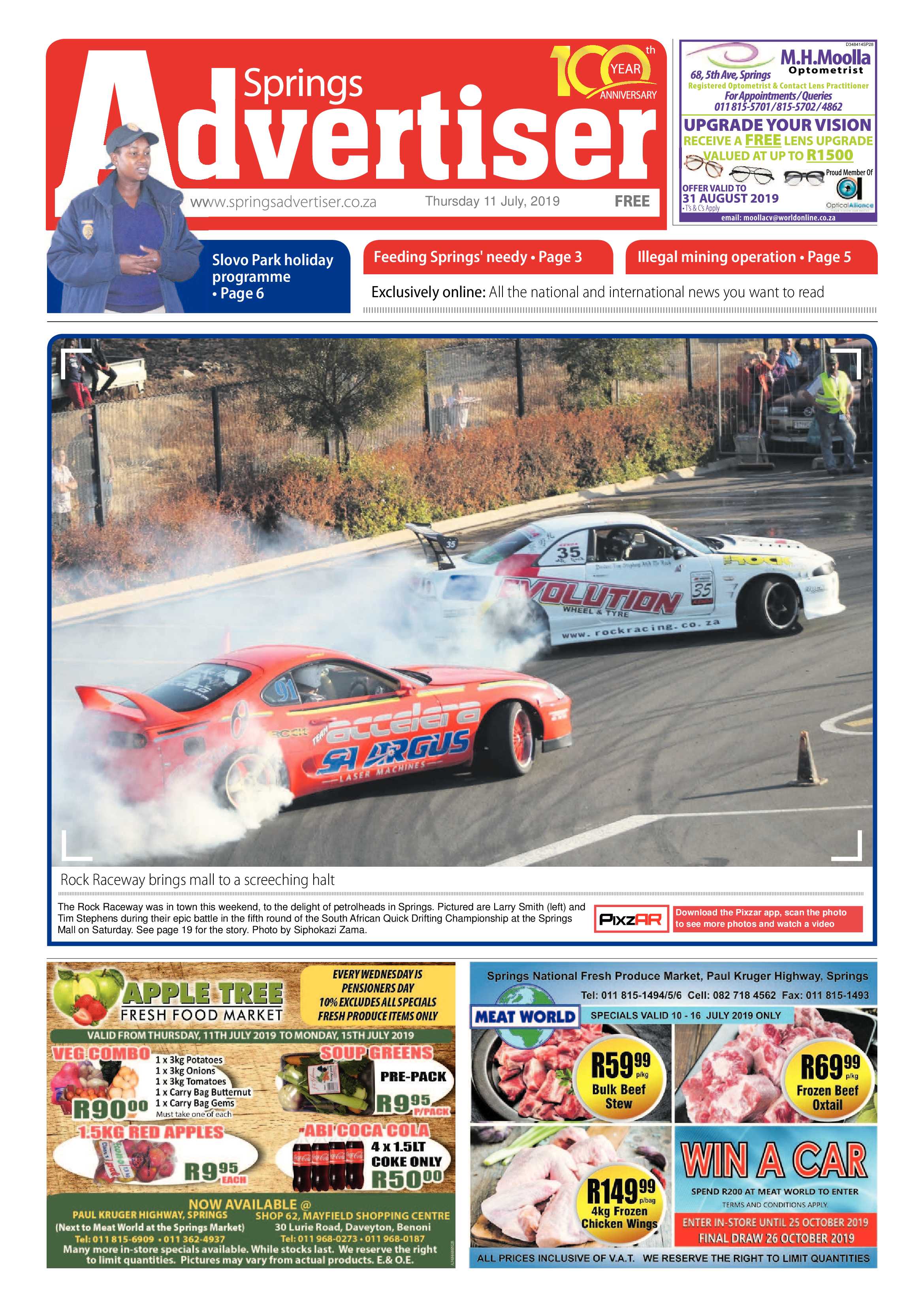 Springs Advertiser 11 July 2019 page 1