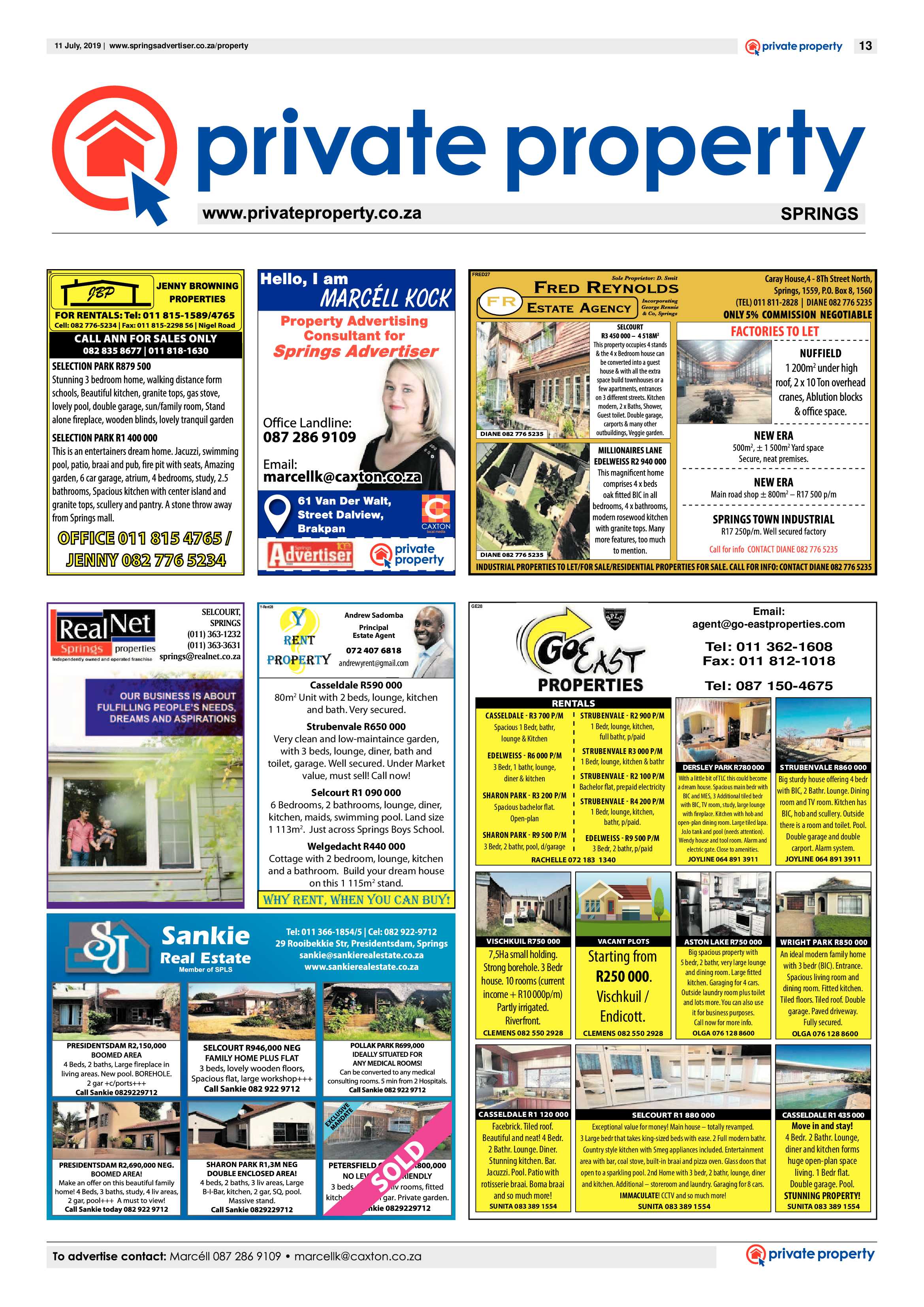 Springs Advertiser 11 July 2019 page 13