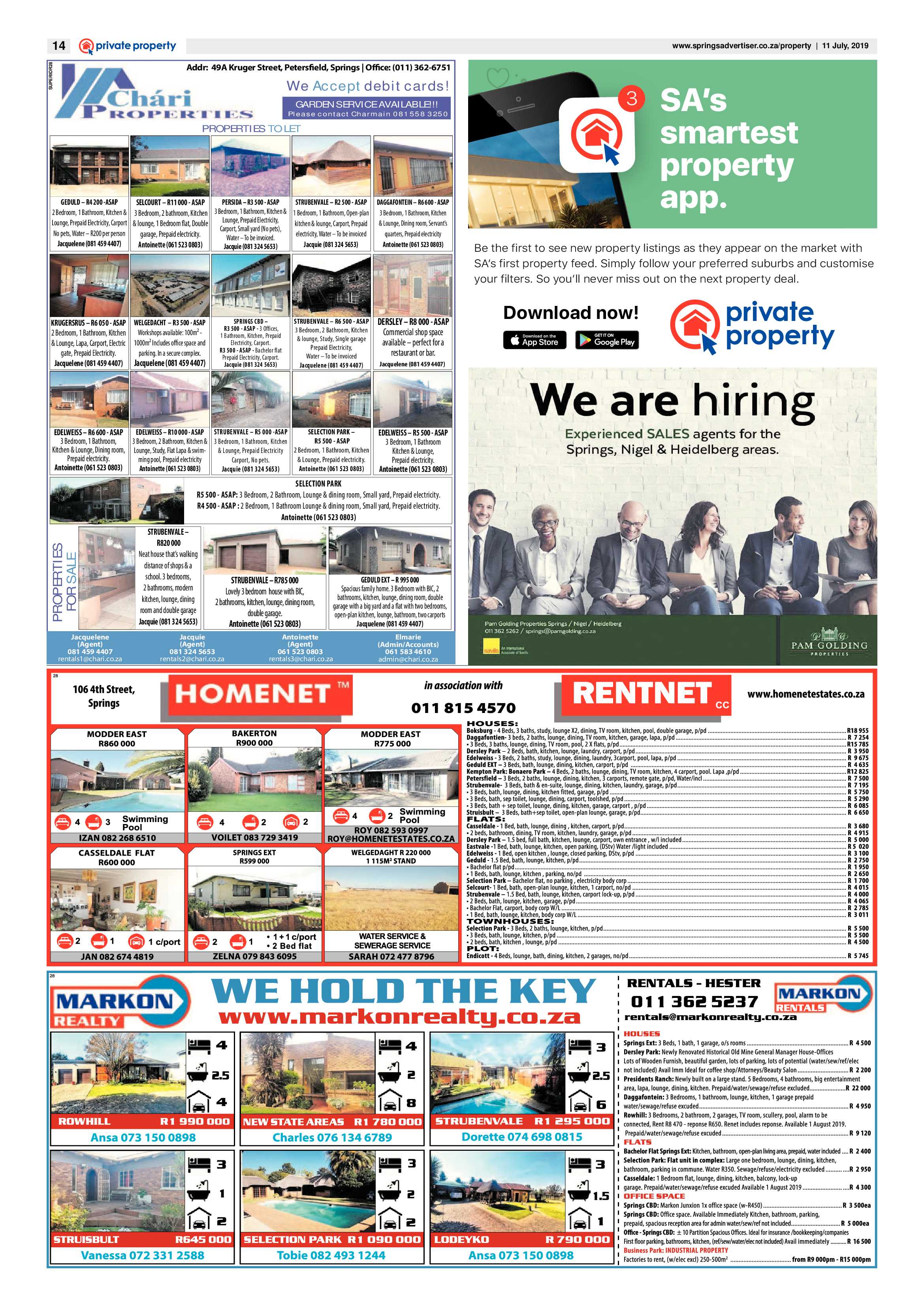 Springs Advertiser 11 July 2019 page 14