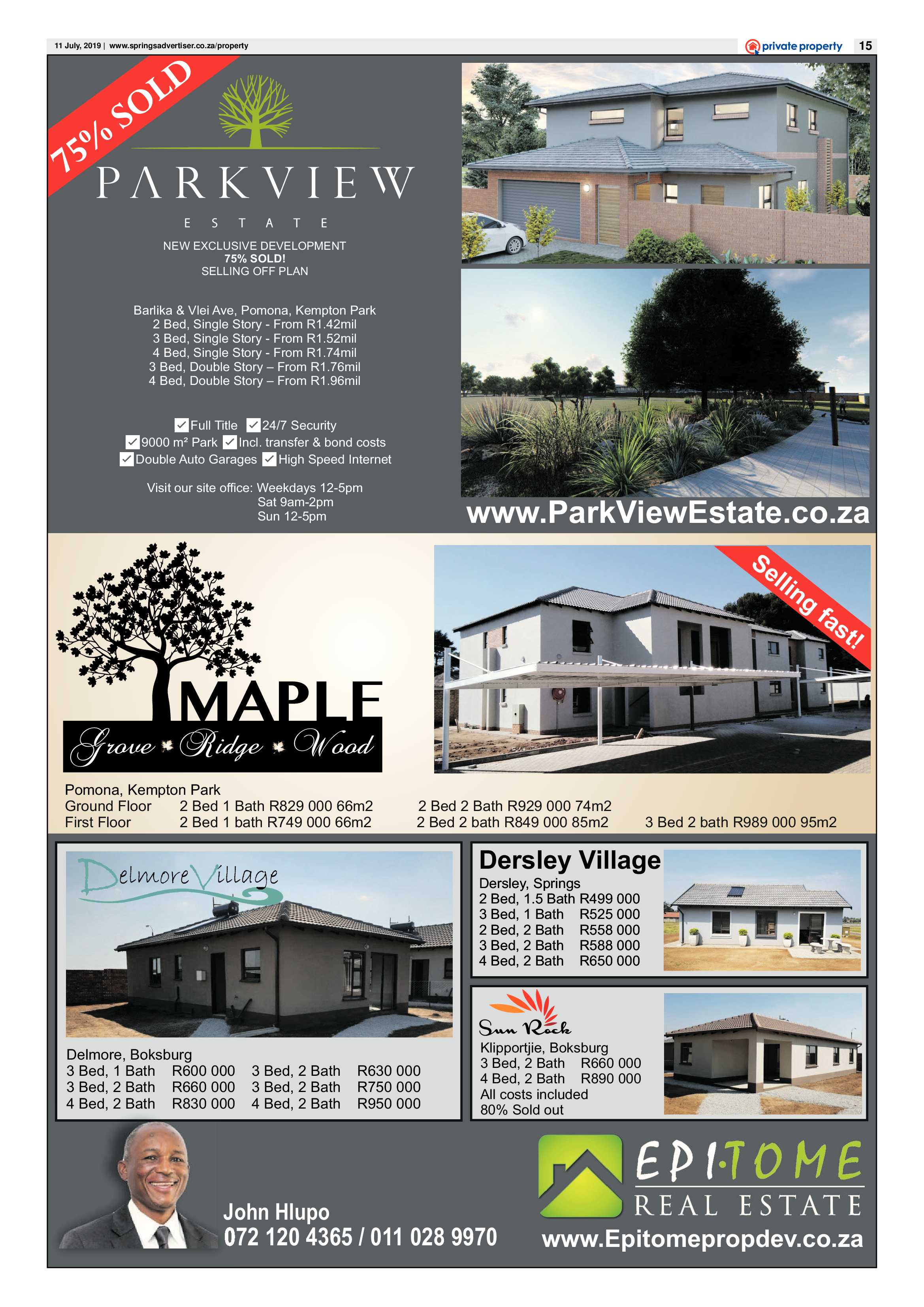 Springs Advertiser 11 July 2019 page 15