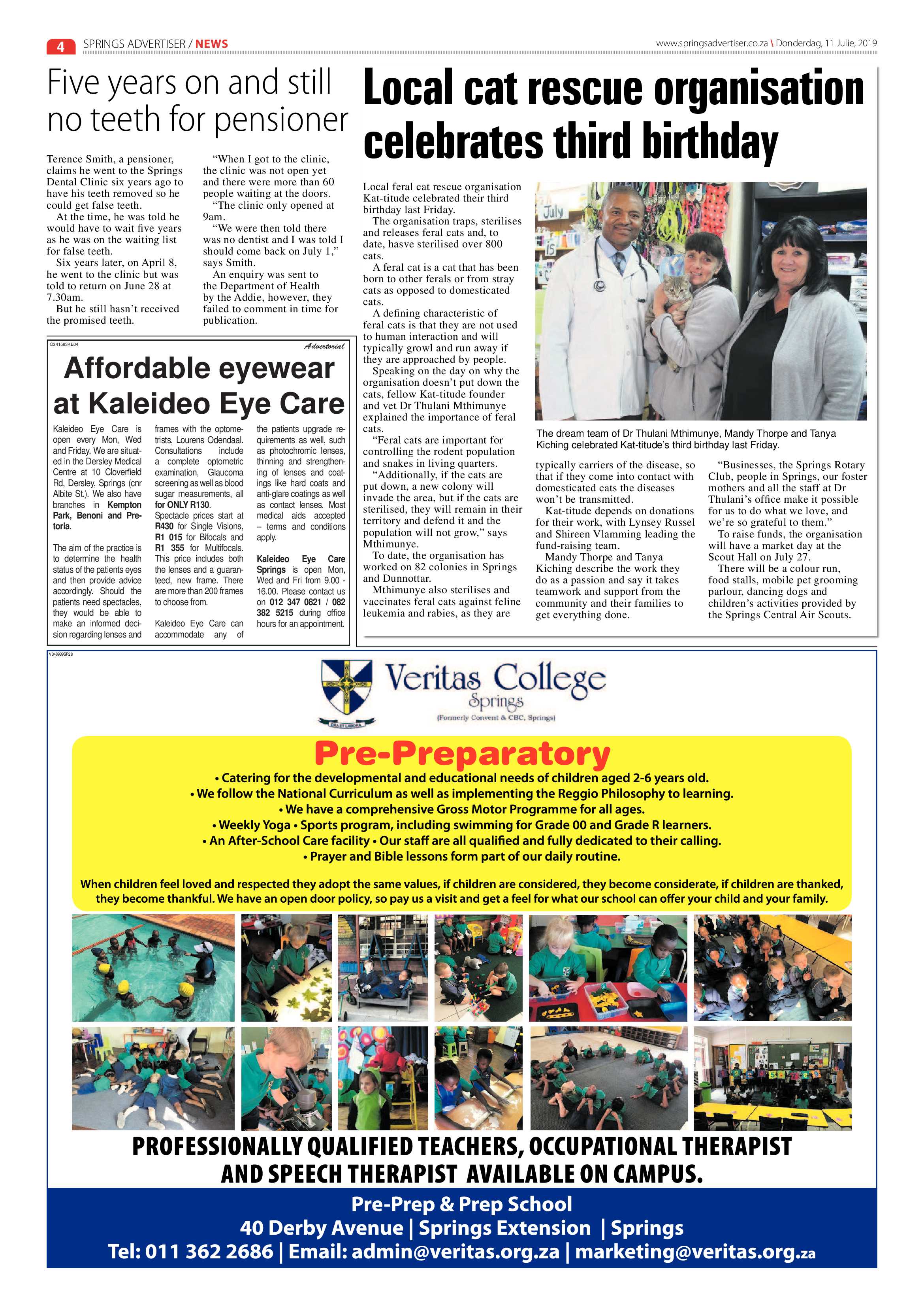 Springs Advertiser 11 July 2019 page 4