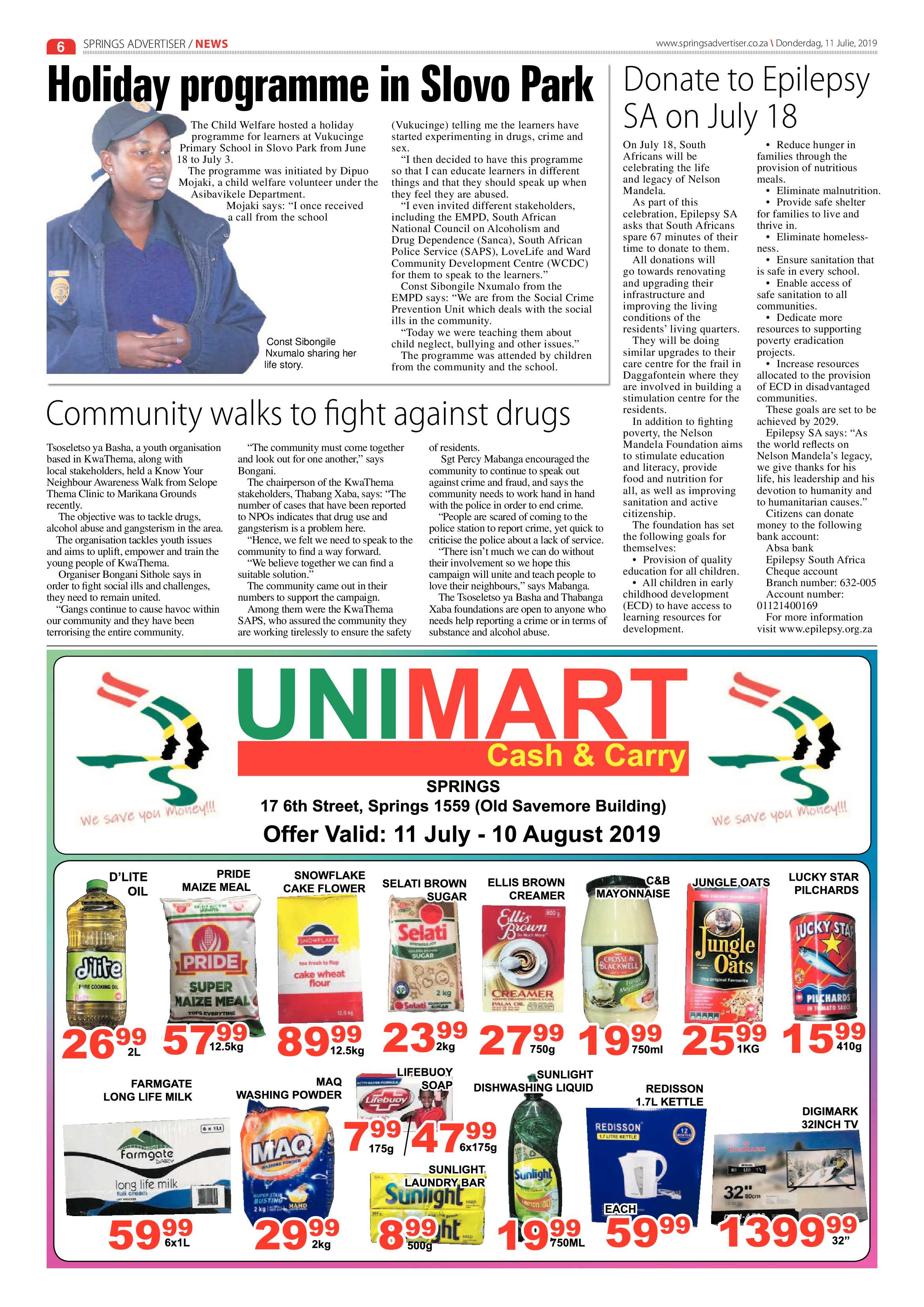 Springs Advertiser 11 July 2019 page 6