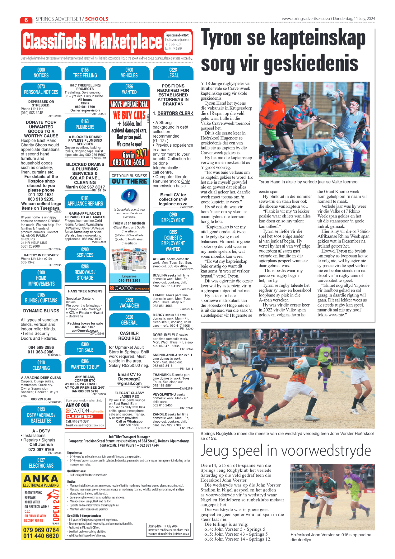 Springs Advertiser 11 July 2024 page 6
