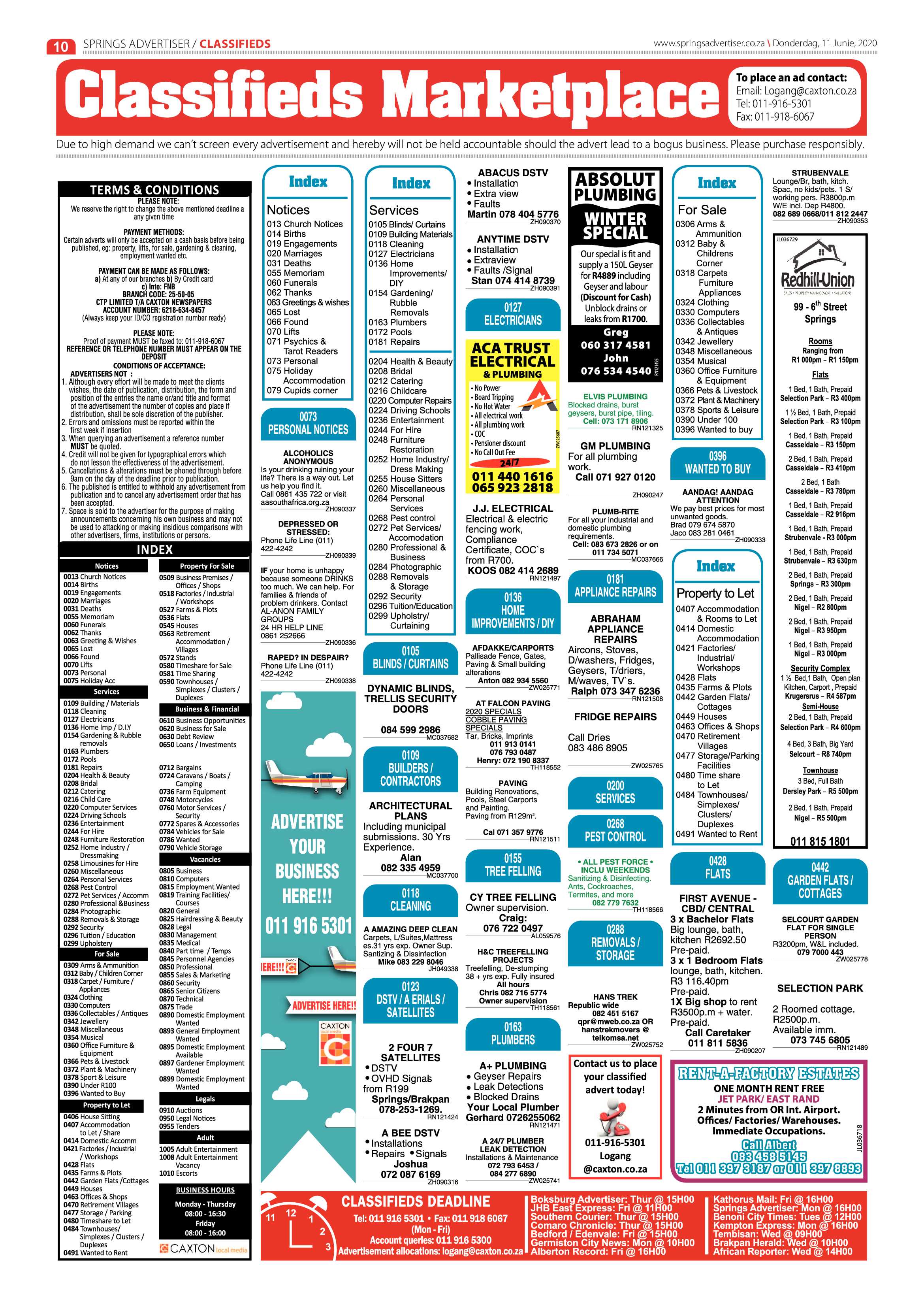 Springs Advertiser 11 June 2020 page 10