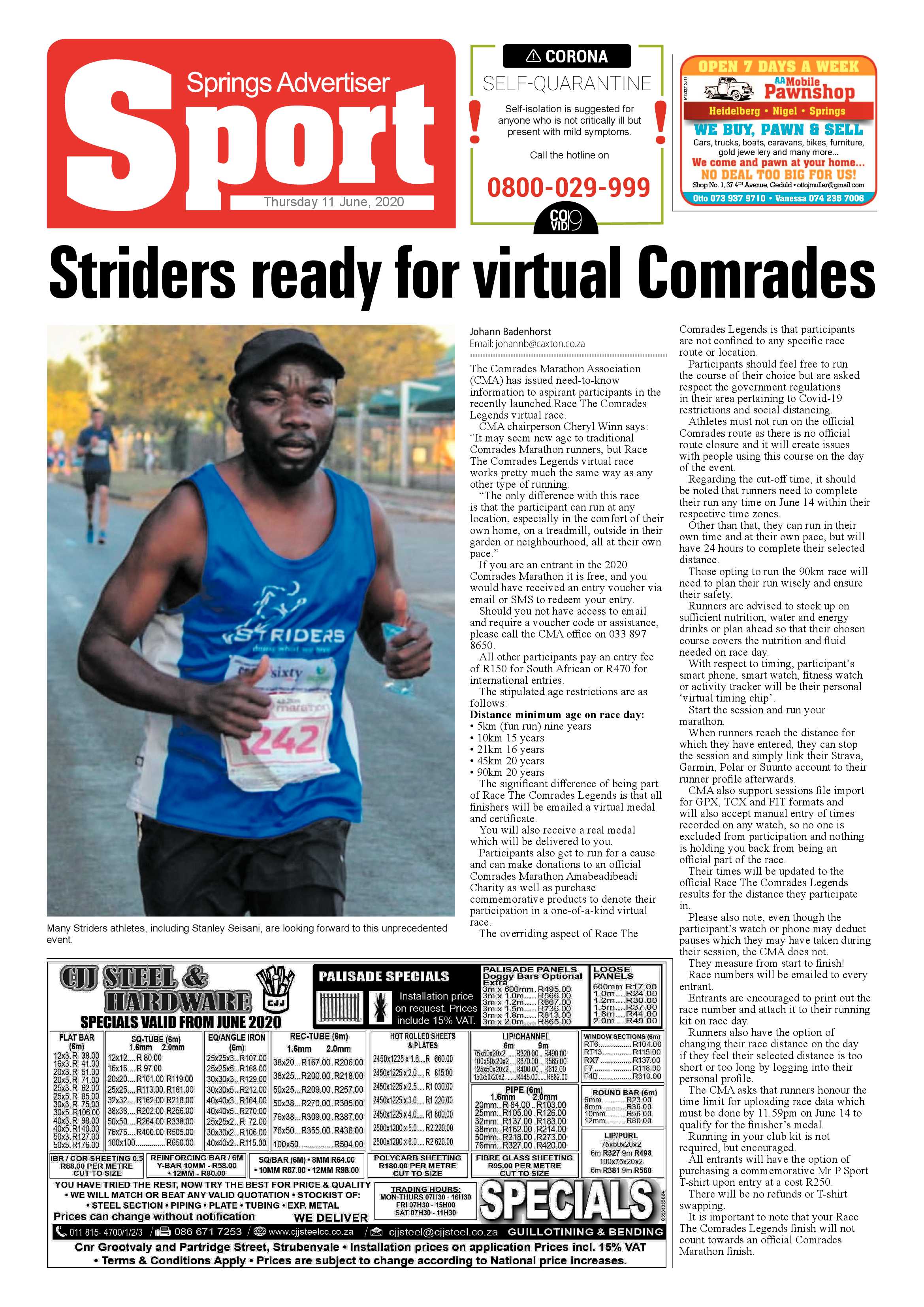 Springs Advertiser 11 June 2020 page 12