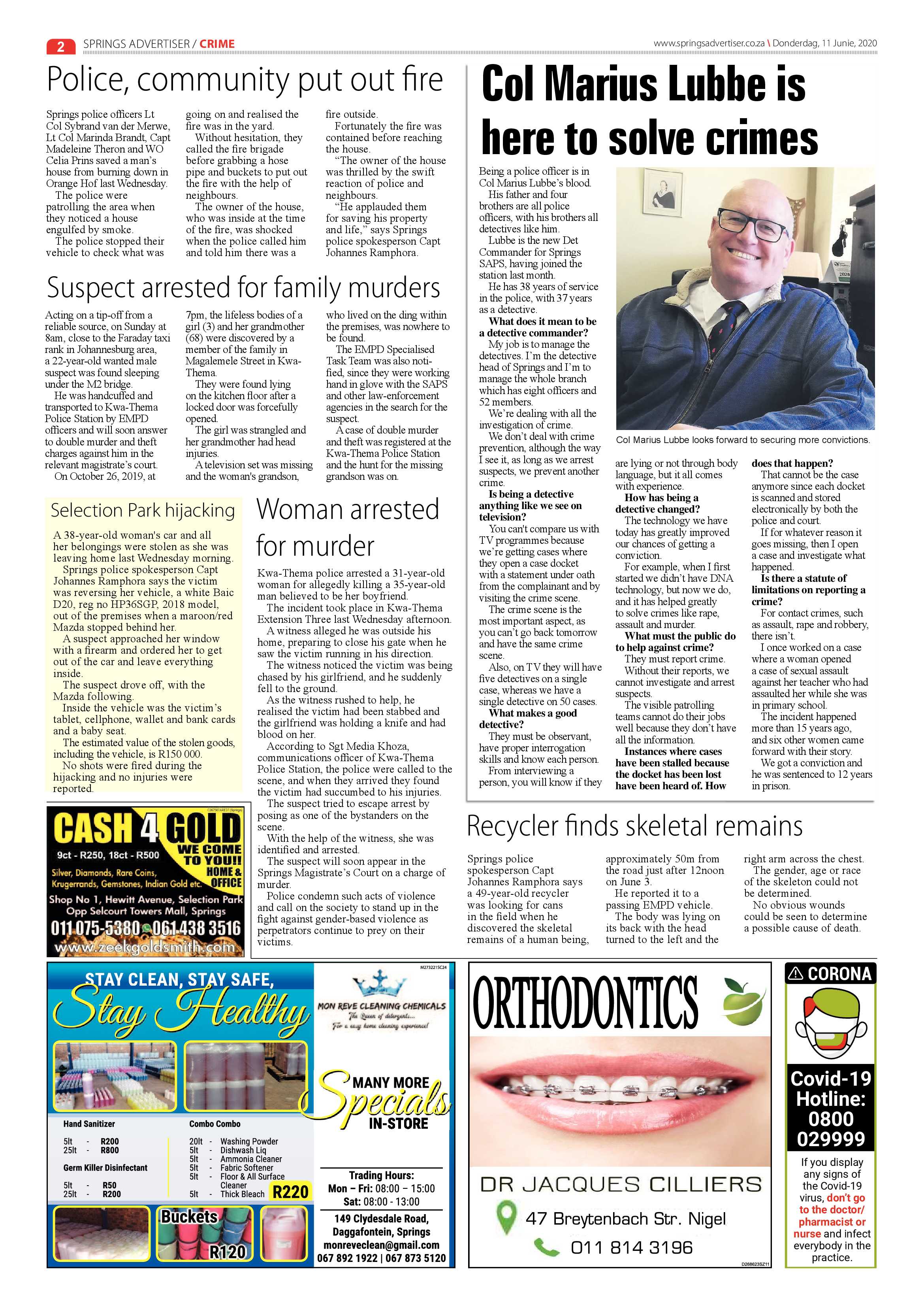 Springs Advertiser 11 June 2020 page 2