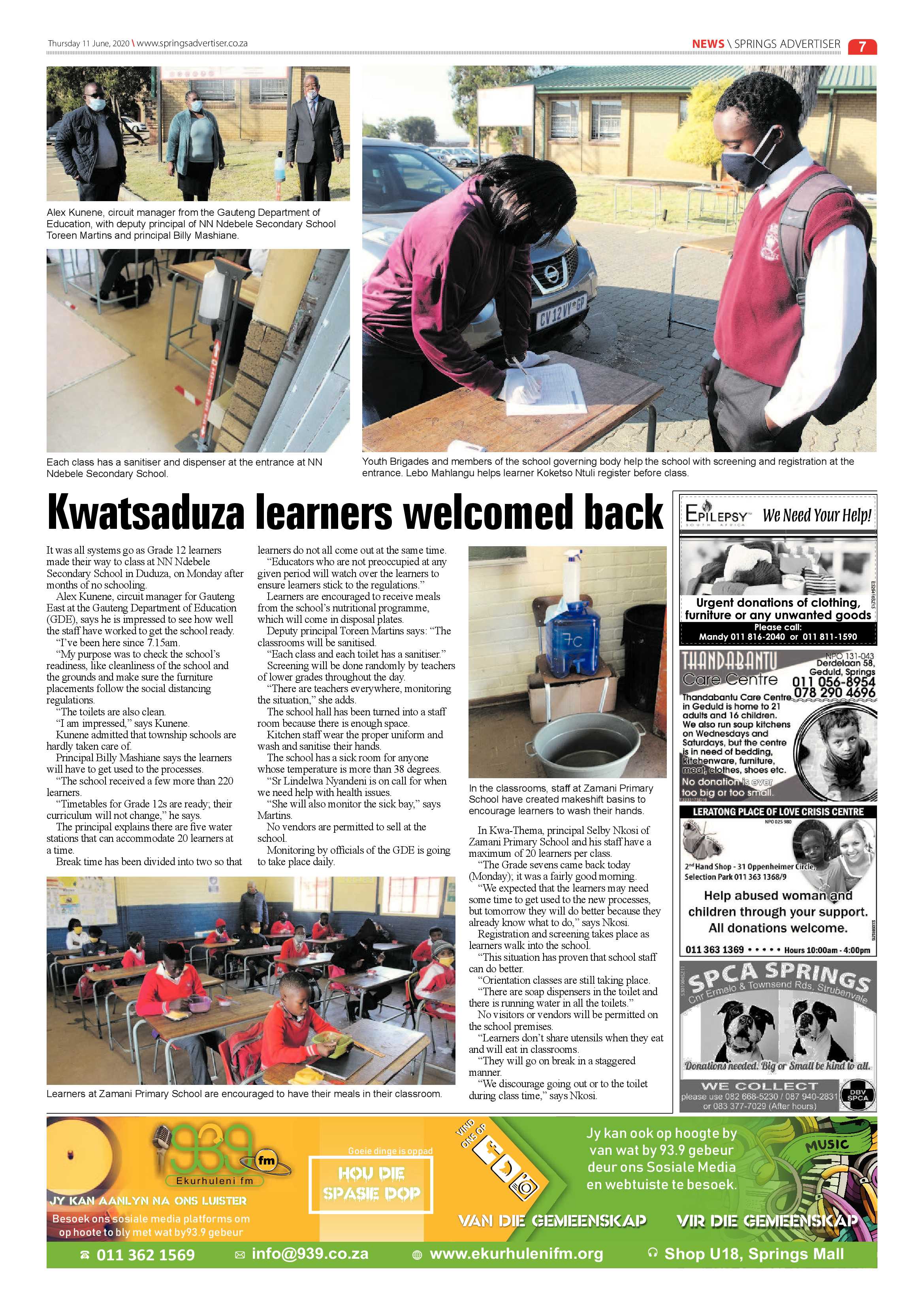 Springs Advertiser 11 June 2020 page 7