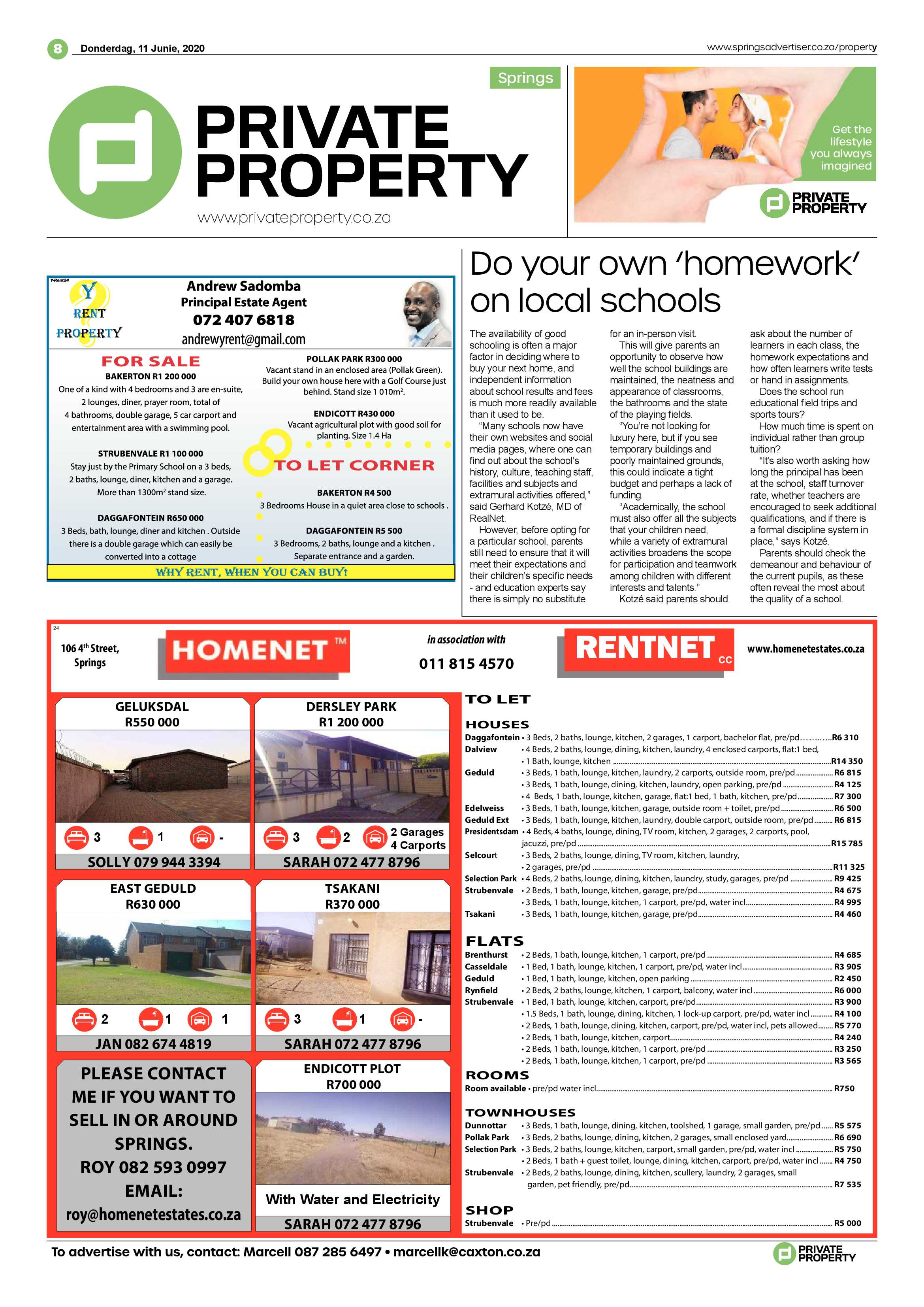 Springs Advertiser 11 June 2020 page 8