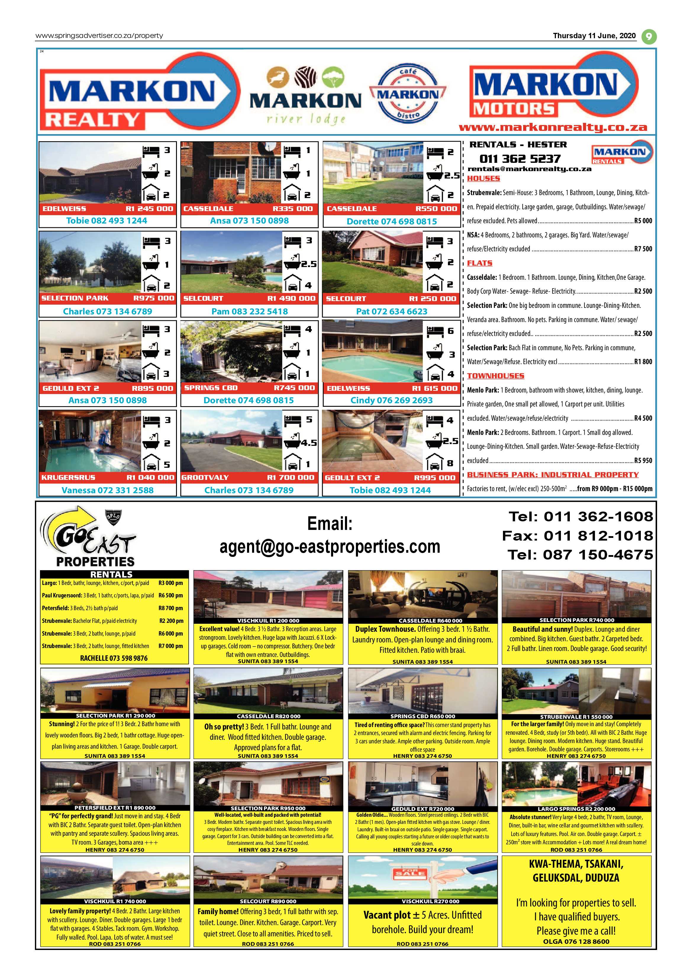 Springs Advertiser 11 June 2020 page 9