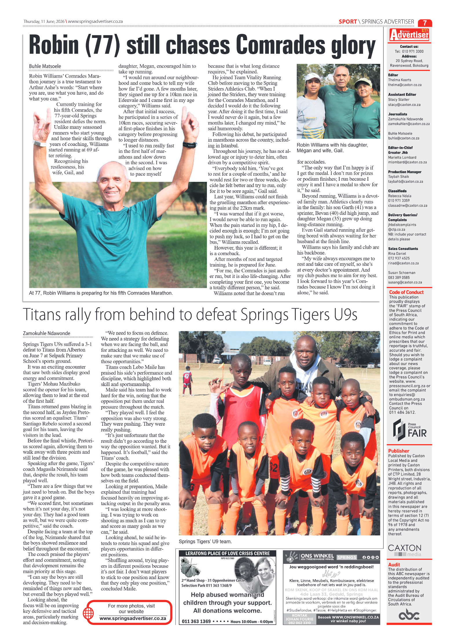Springs Advertiser 11 June 2026 page 9