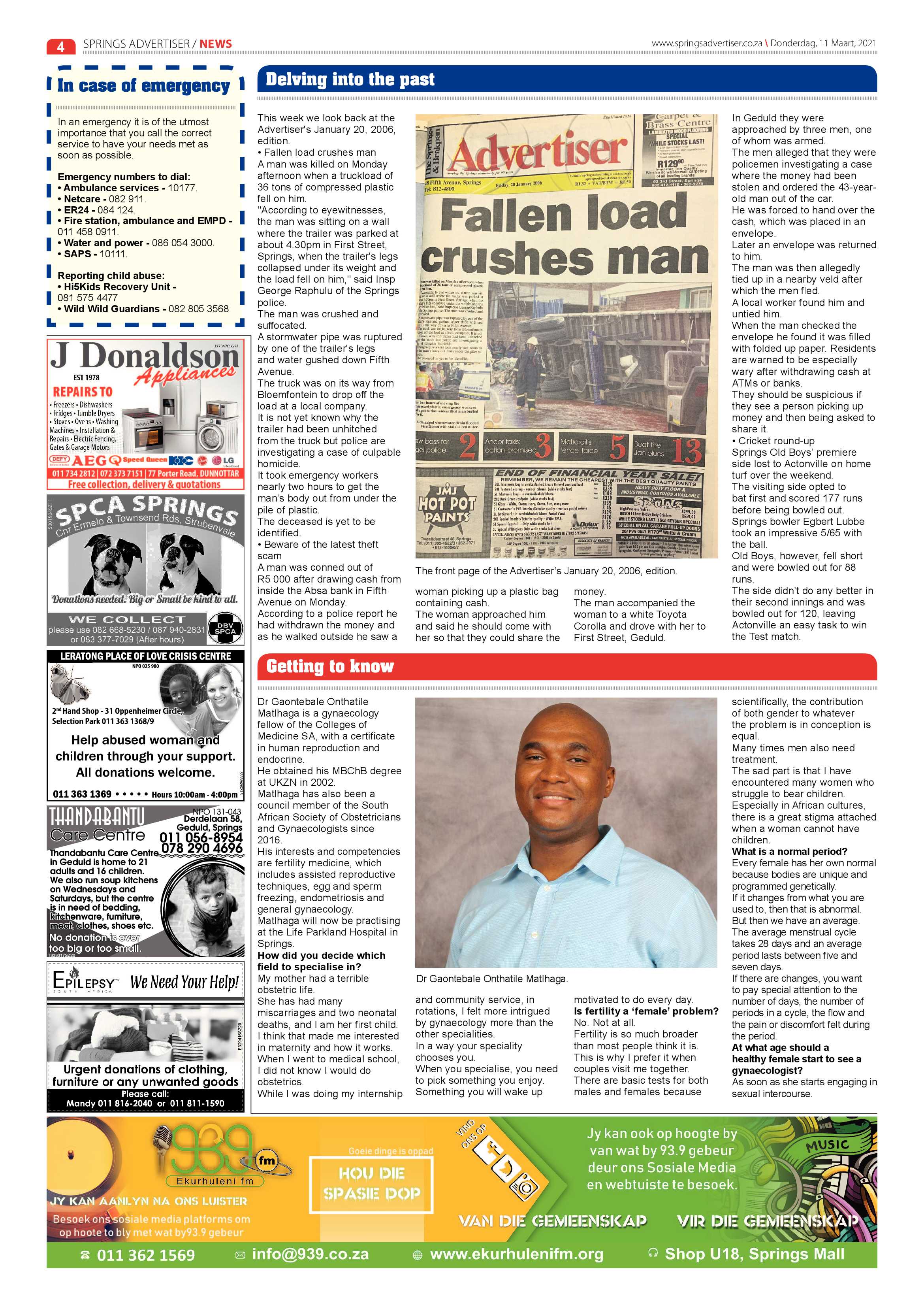 Springs Advertiser 11 March 2021 page 4