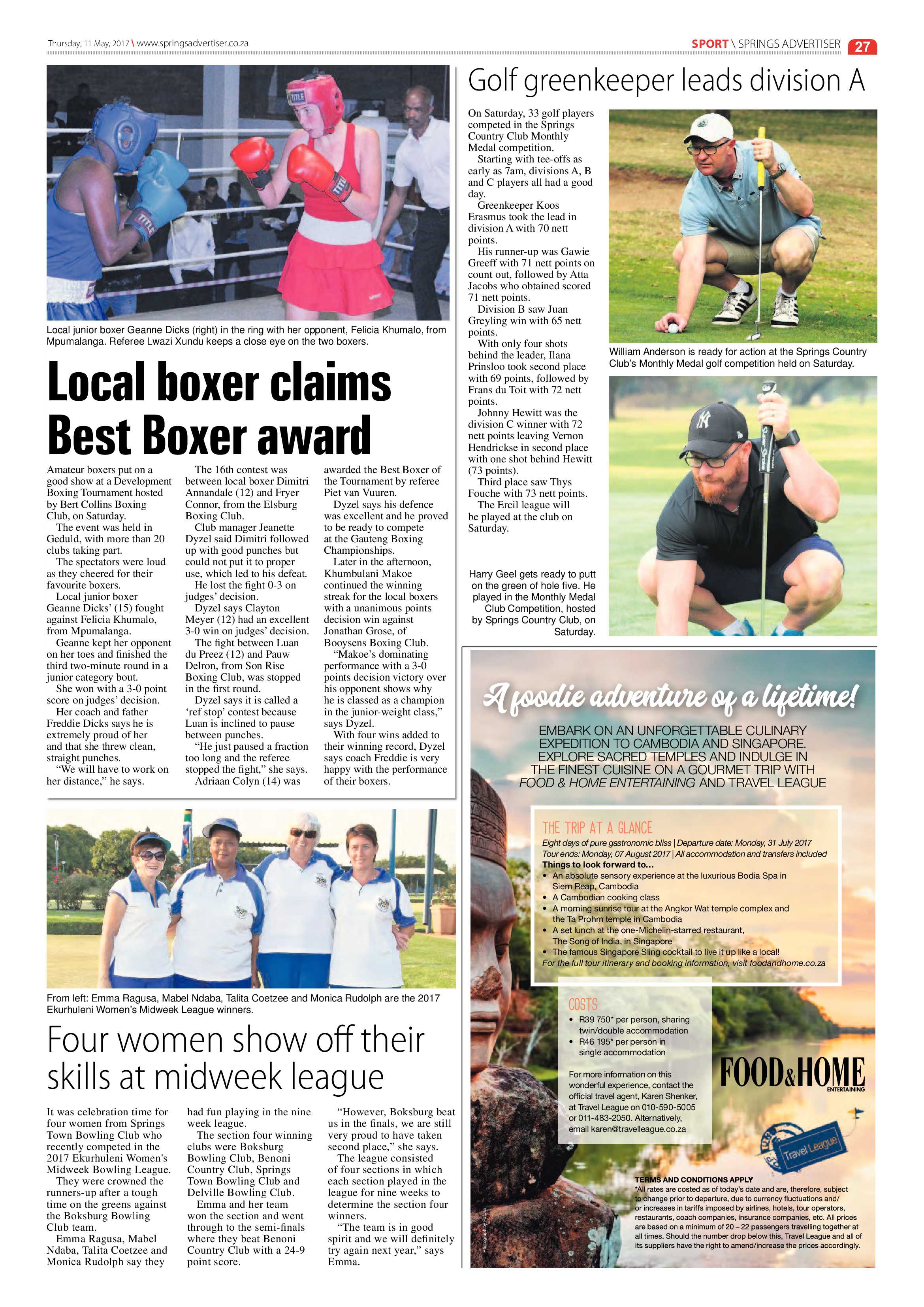 Springs Advertiser 11 May 2017 page 27
