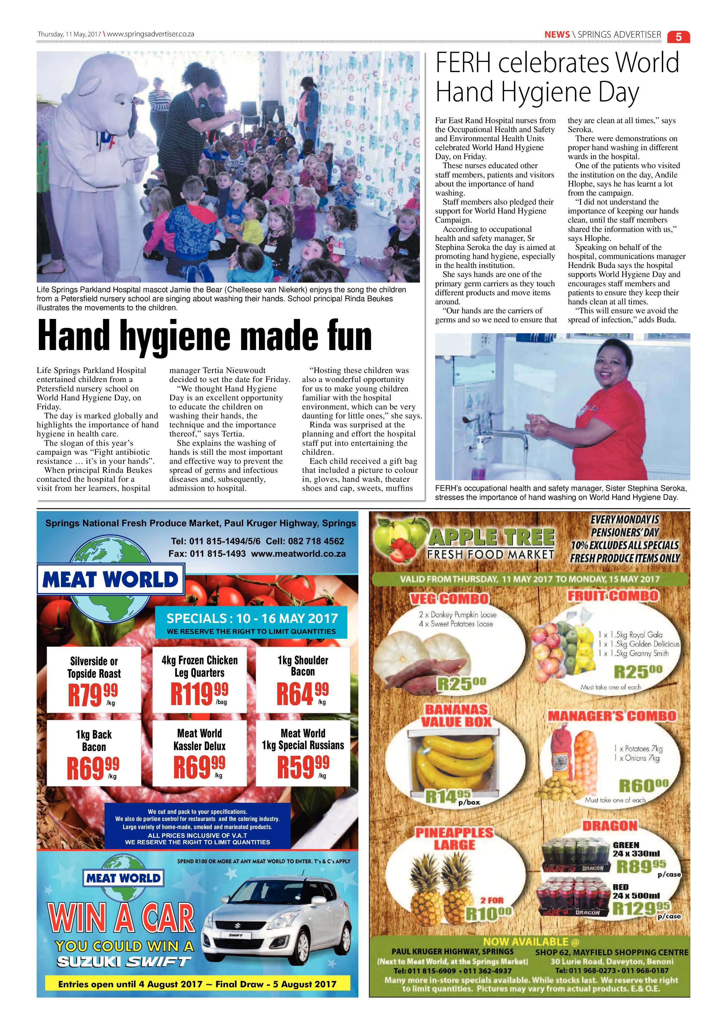 Springs Advertiser 11 May 2017 page 5
